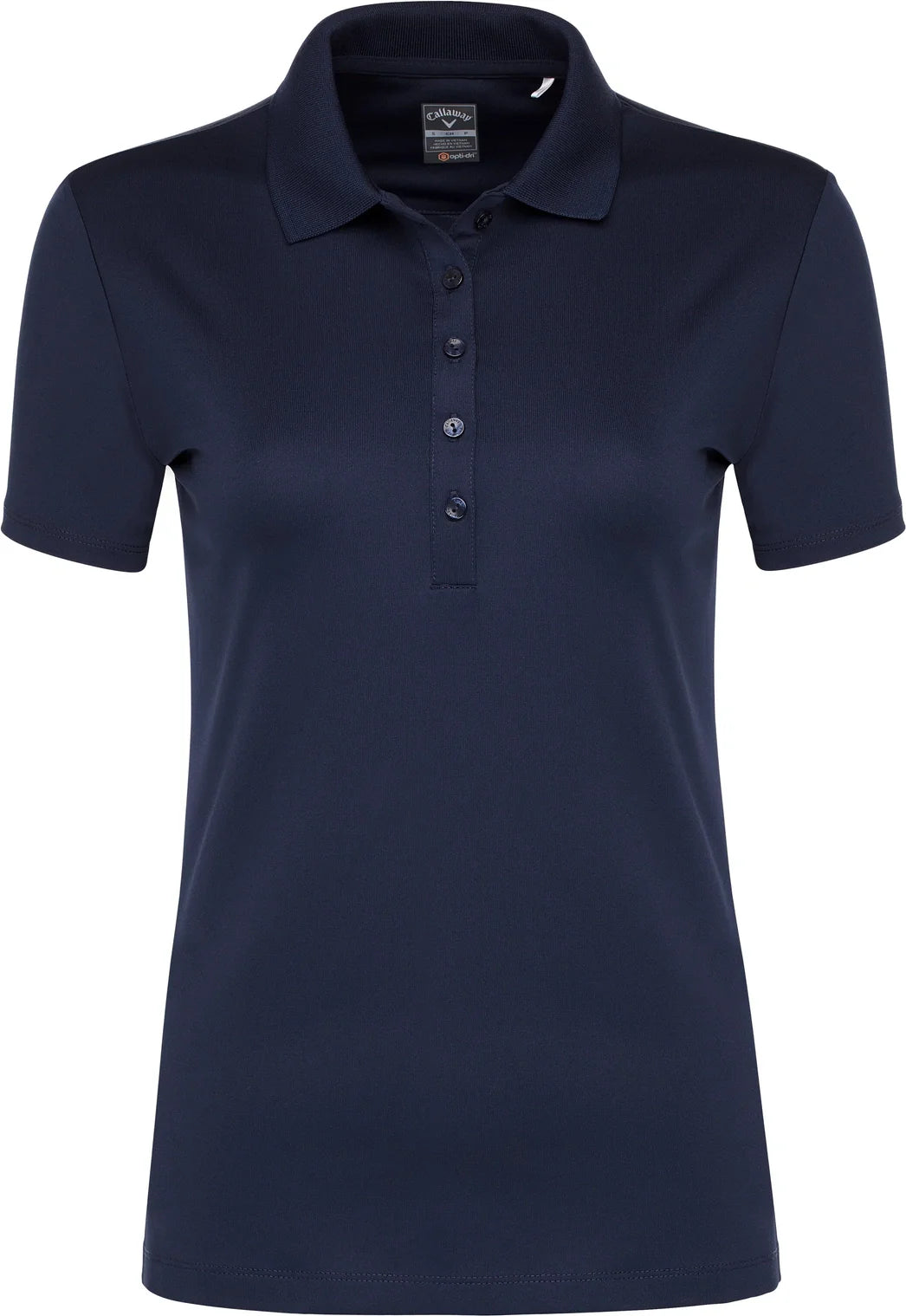Callaway Golf Cgw555 Short Sleeve Opti-dri Stretch Solid Polo - Peacoat