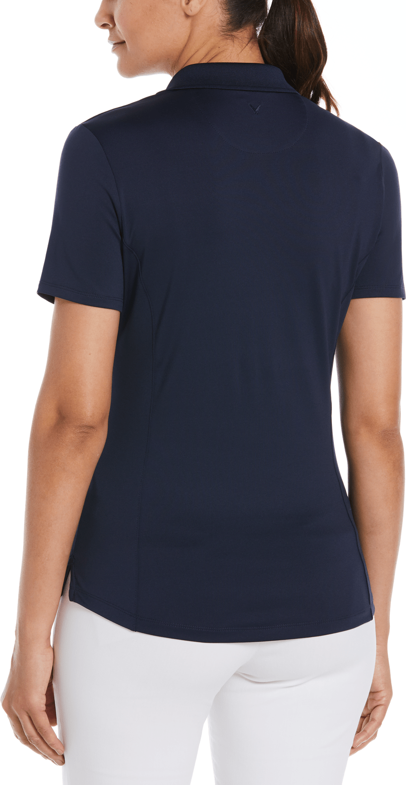 Callaway Golf Cgw555 Short Sleeve Opti-dri Stretch Solid Polo - Peacoat