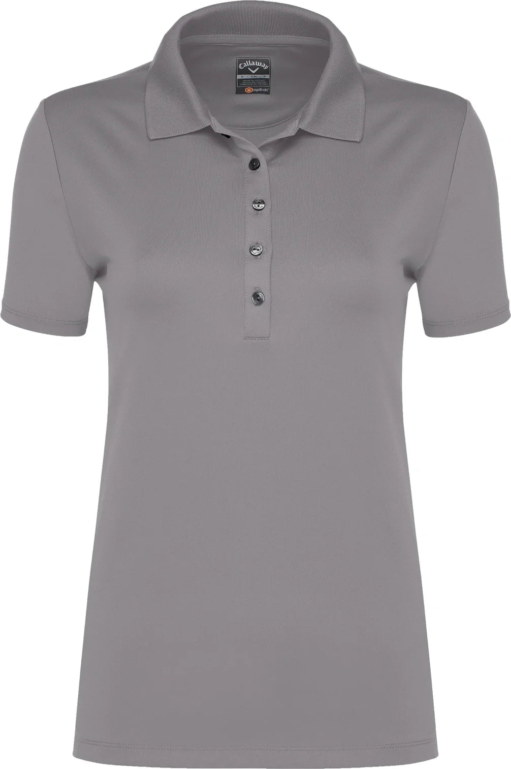 Callaway Golf Cgw555 Short Sleeve Opti-dri Stretch Solid Polo - Quiet Shade