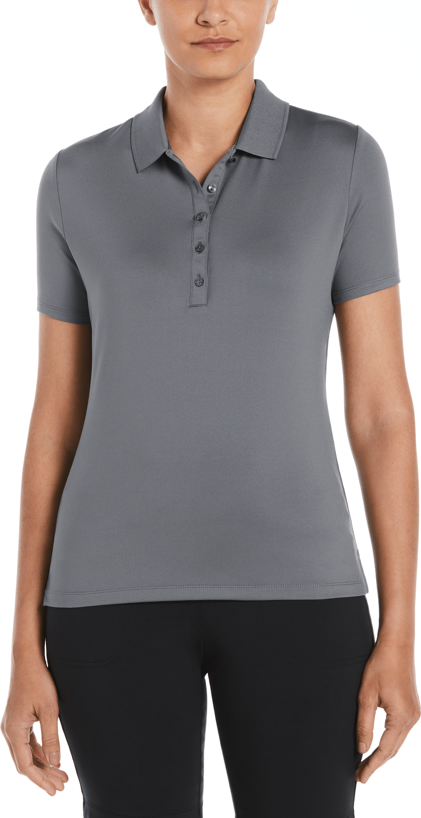 Callaway Golf Cgw555 Short Sleeve Opti-dri Stretch Solid Polo - Quiet Shade