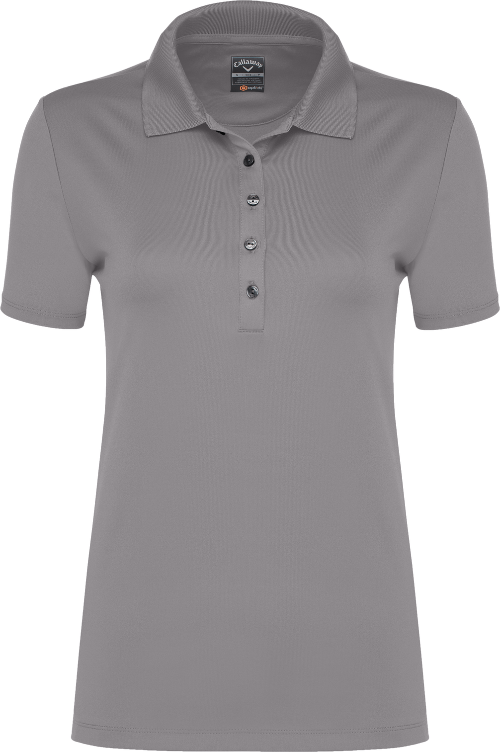 Callaway Golf Cgw555 Short Sleeve Opti-dri Stretch Solid Polo - Quiet Shade