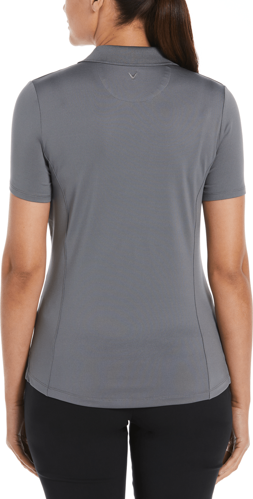 Callaway Golf Cgw555 Short Sleeve Opti-dri Stretch Solid Polo - Quiet Shade