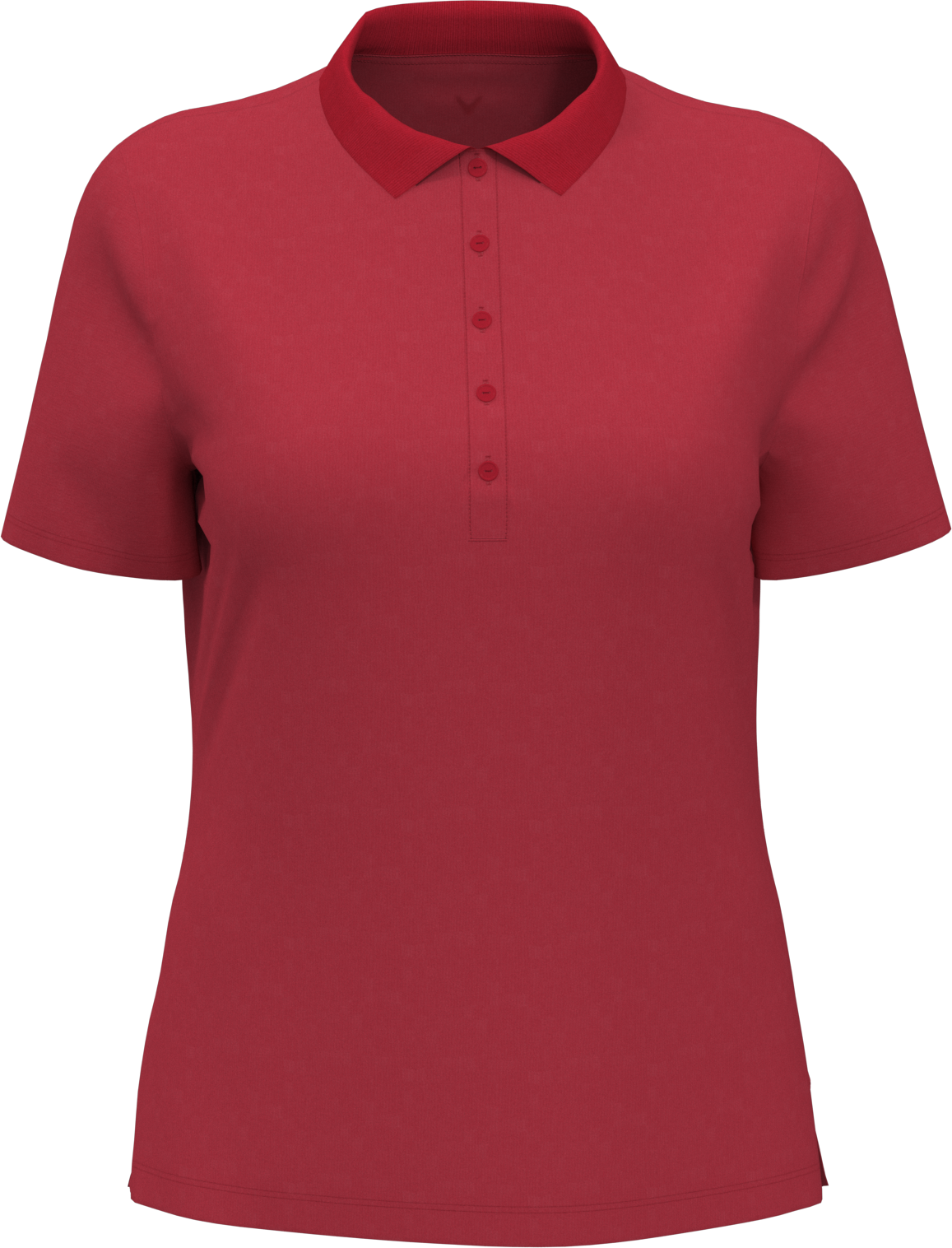 Callaway Golf Cgw555 Short Sleeve Opti-dri Stretch Solid Polo - Salsa