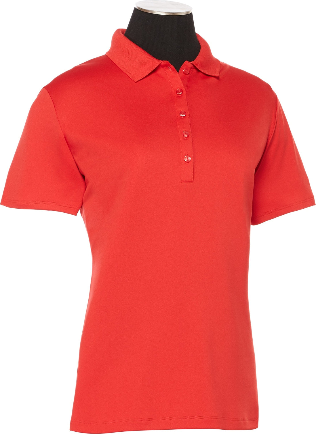 Callaway Golf Cgw555 Short Sleeve Opti-dri Stretch Solid Polo - Salsa - Ladies s