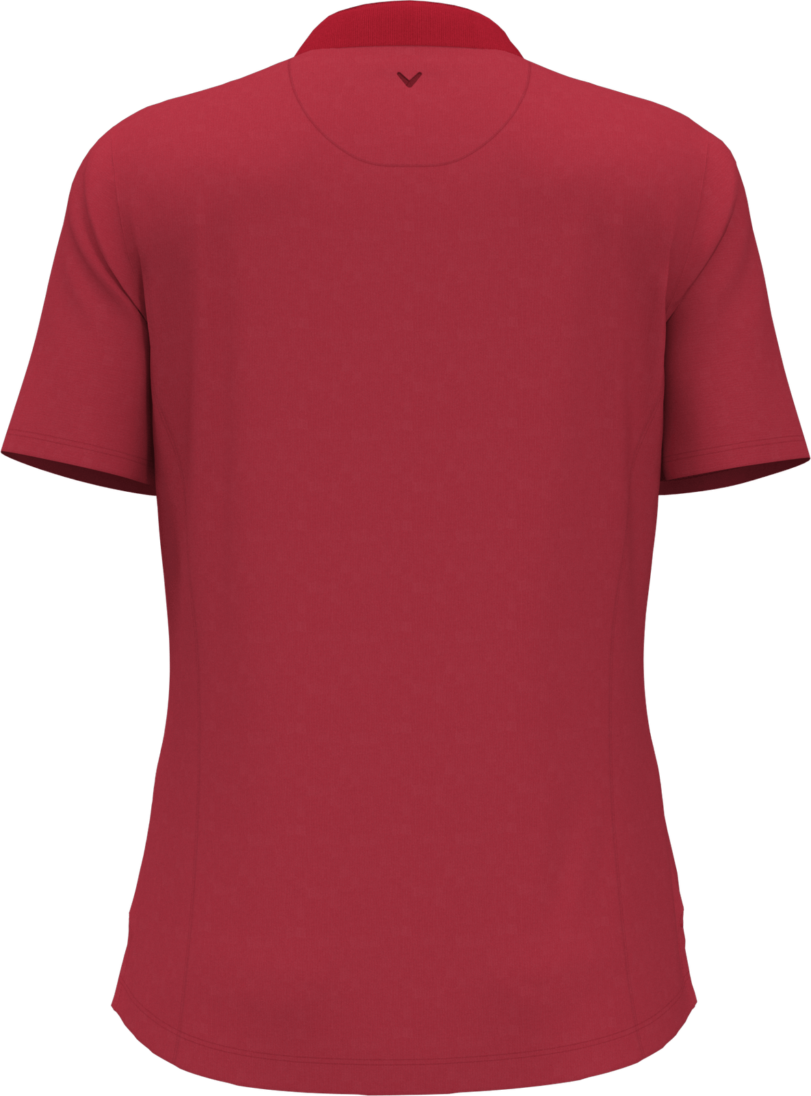 Callaway Golf Cgw555 Short Sleeve Opti-dri Stretch Solid Polo - Salsa