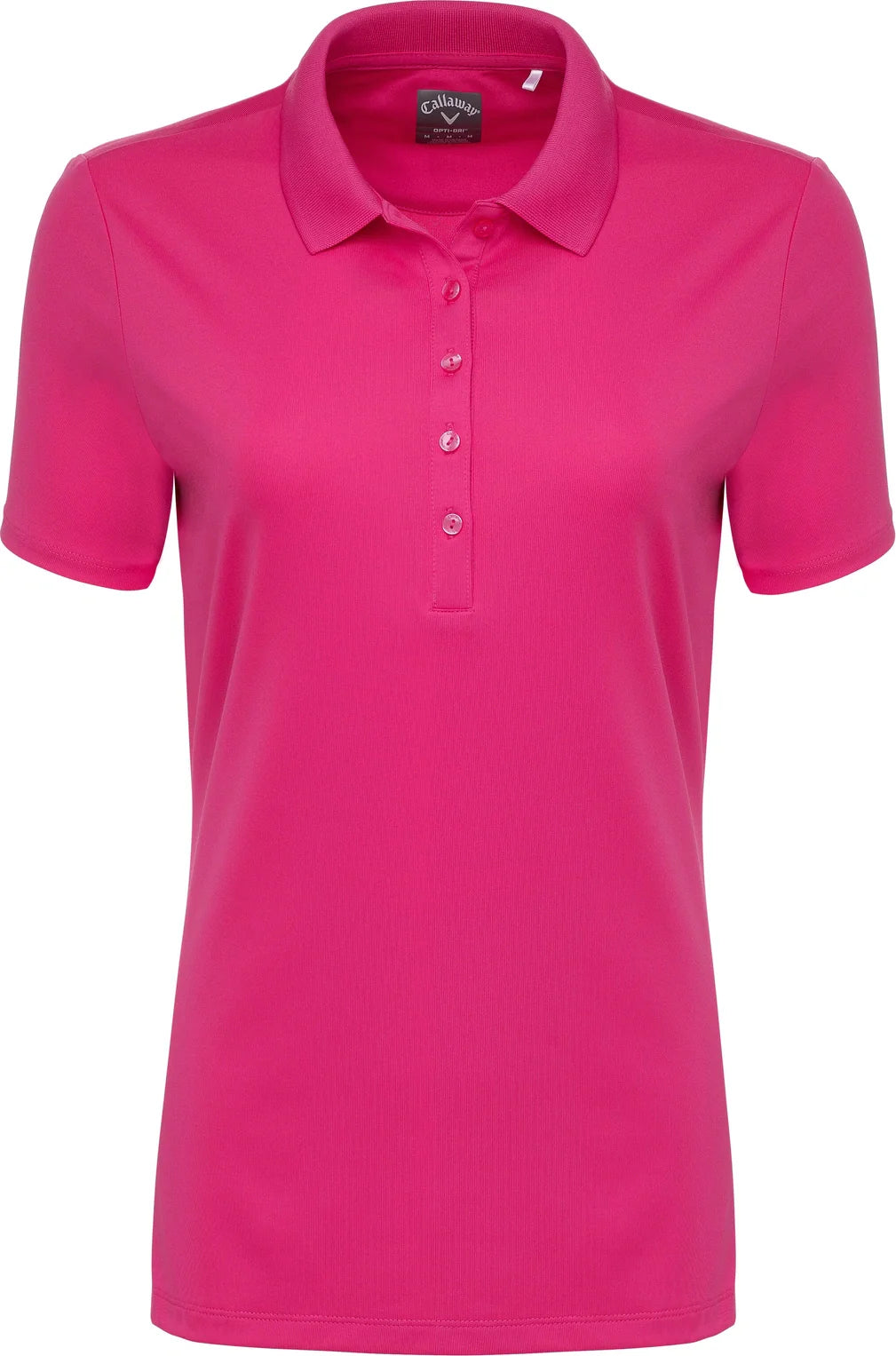 Callaway Golf Cgw555 Short Sleeve Opti-dri Stretch Solid Polo - Very Berry