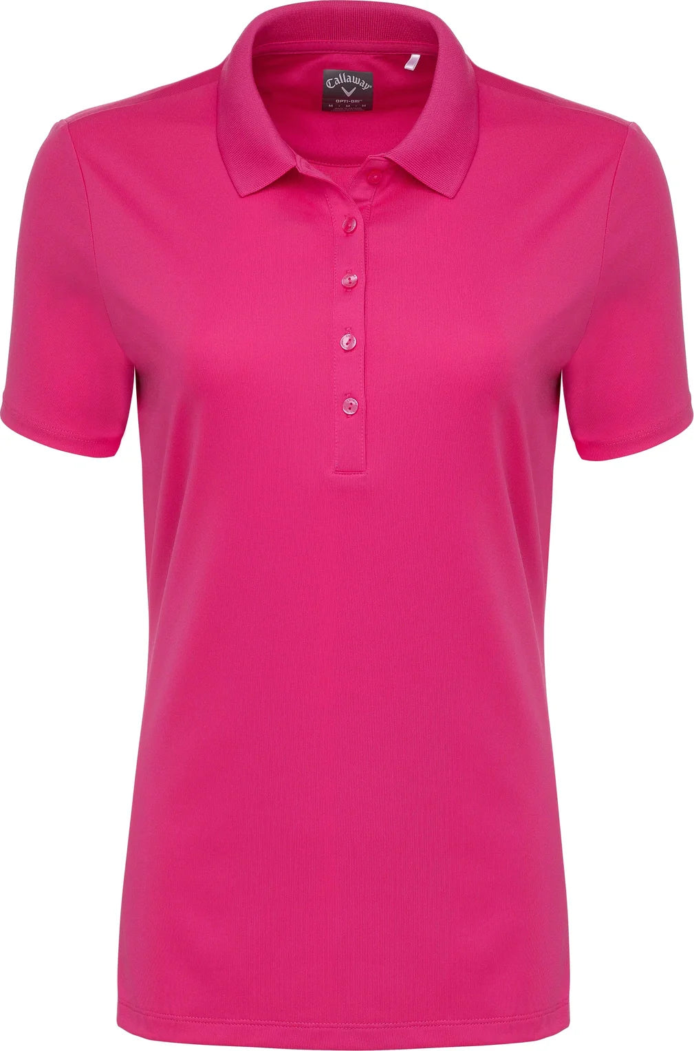 Callaway Golf Cgw555 Short Sleeve Opti-dri Stretch Solid Polo - Very Berry
