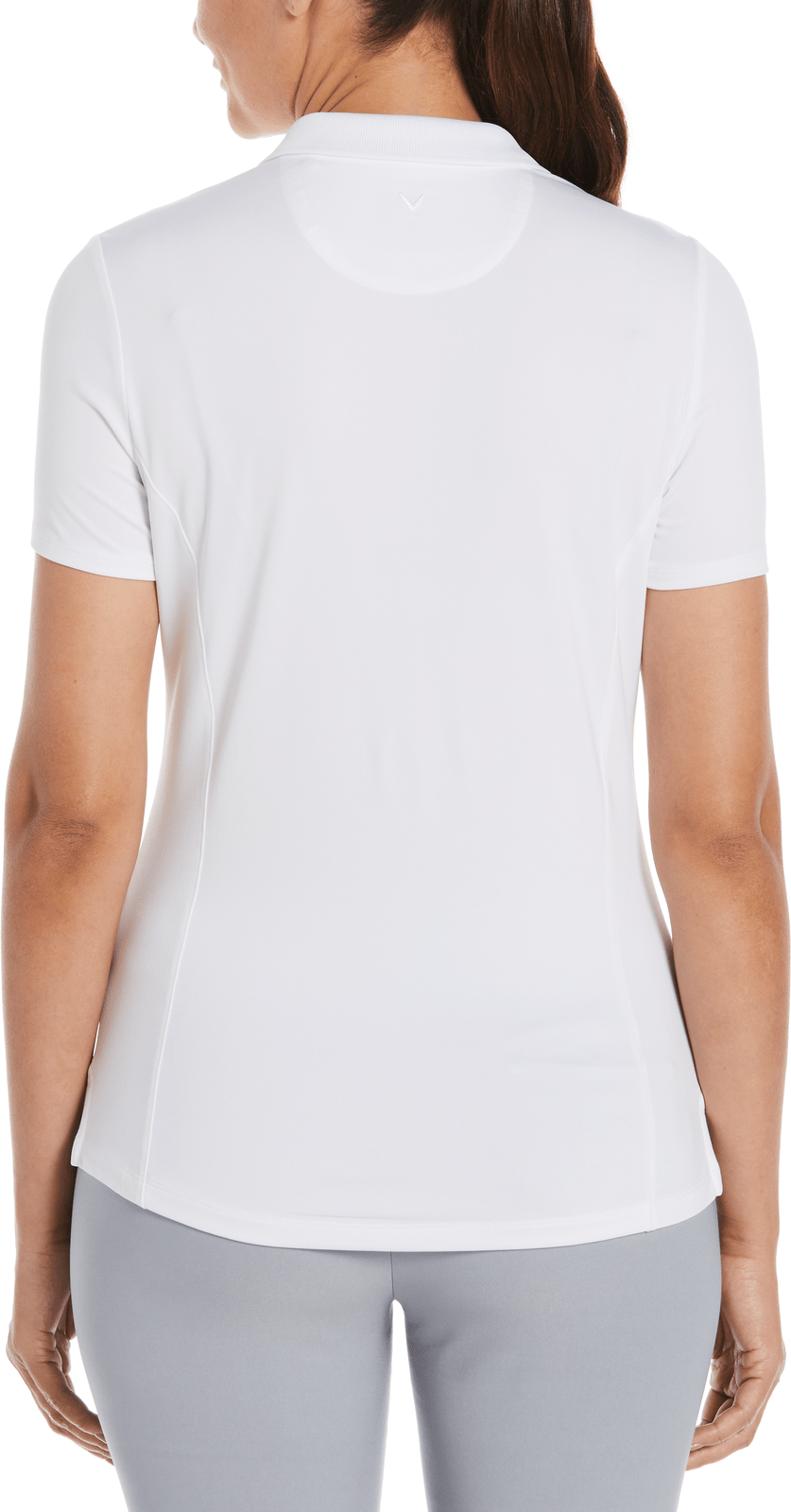 Callaway Golf Cgw555 Short Sleeve Opti-dri Stretch Solid Polo - White