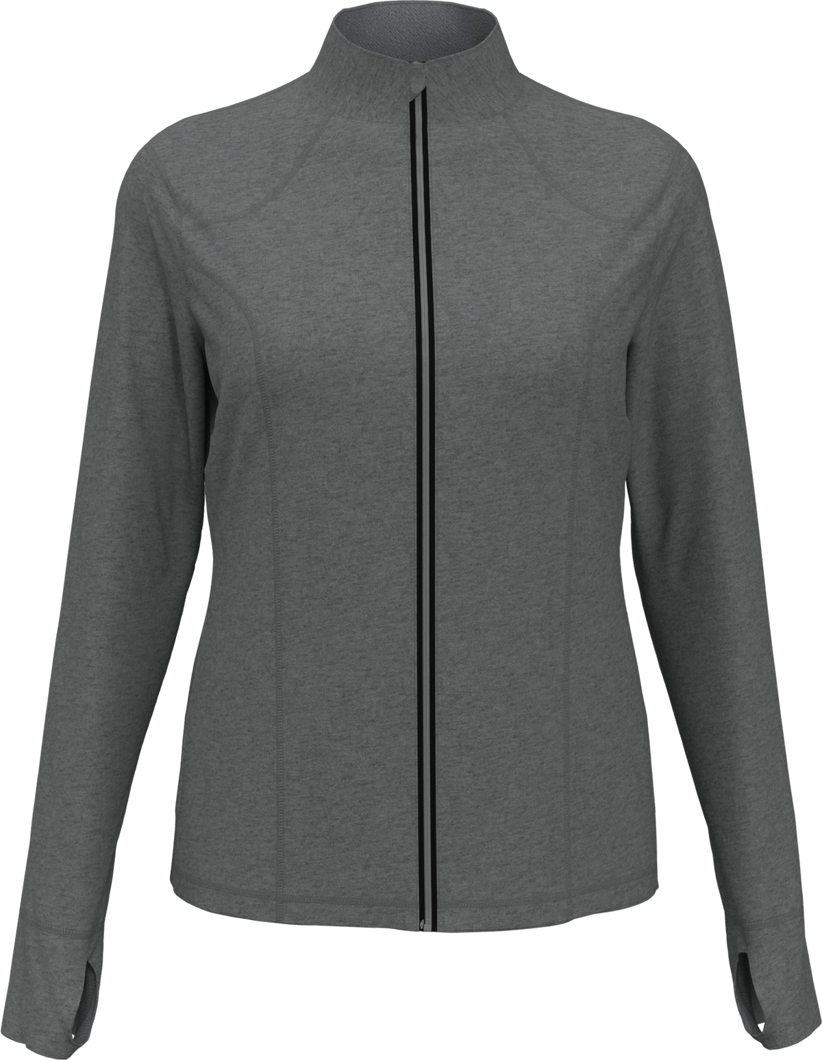 Callaway Golf Cgw645 Stretch Performance Full Zip Jacket - Medium Grey Heather - Ladies s