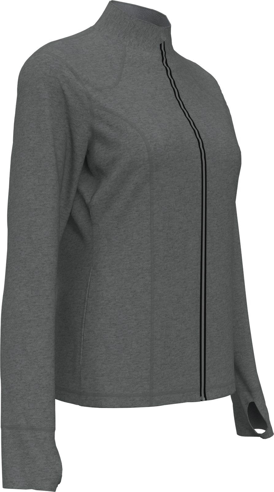 Callaway Golf Cgw645 Stretch Performance Full Zip Jacket - Medium Grey Heather
