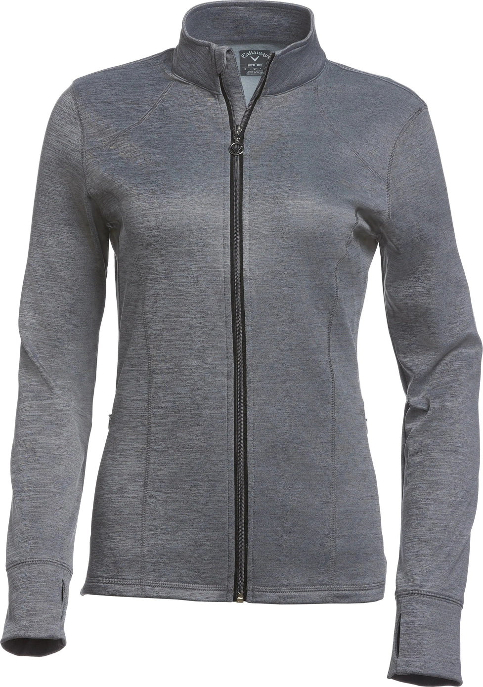 Callaway Golf Cgw645 Stretch Performance Full Zip Jacket - Medium Grey Heather