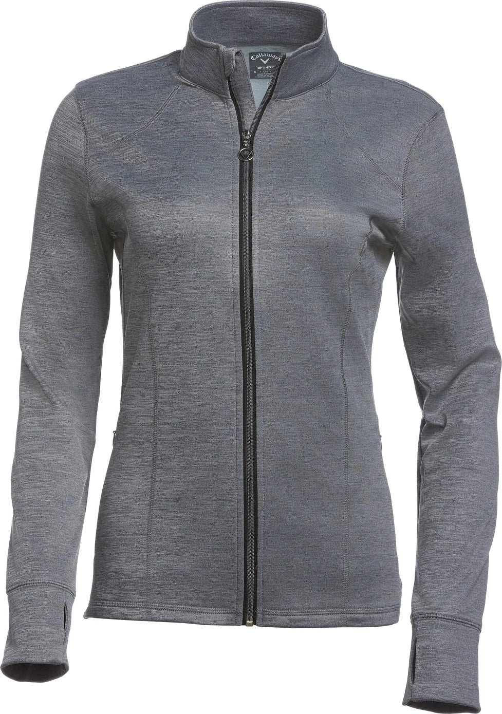 Callaway Golf Cgw645 Stretch Performance Full Zip Jacket - Medium Grey Heather