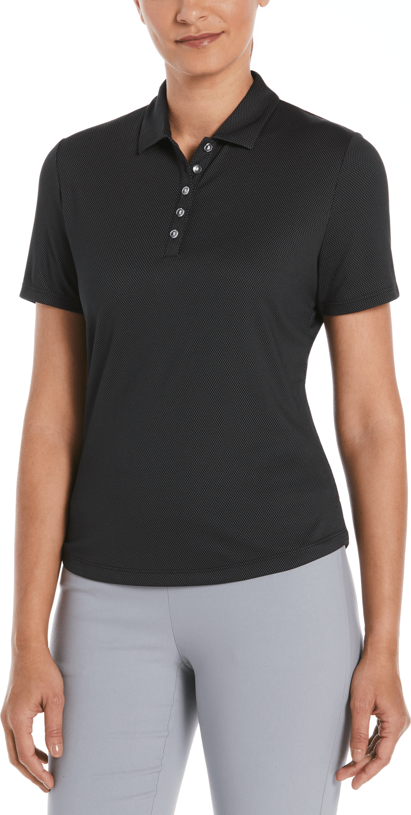 Callaway Golf Cgw693 Birdseye Polo - Black