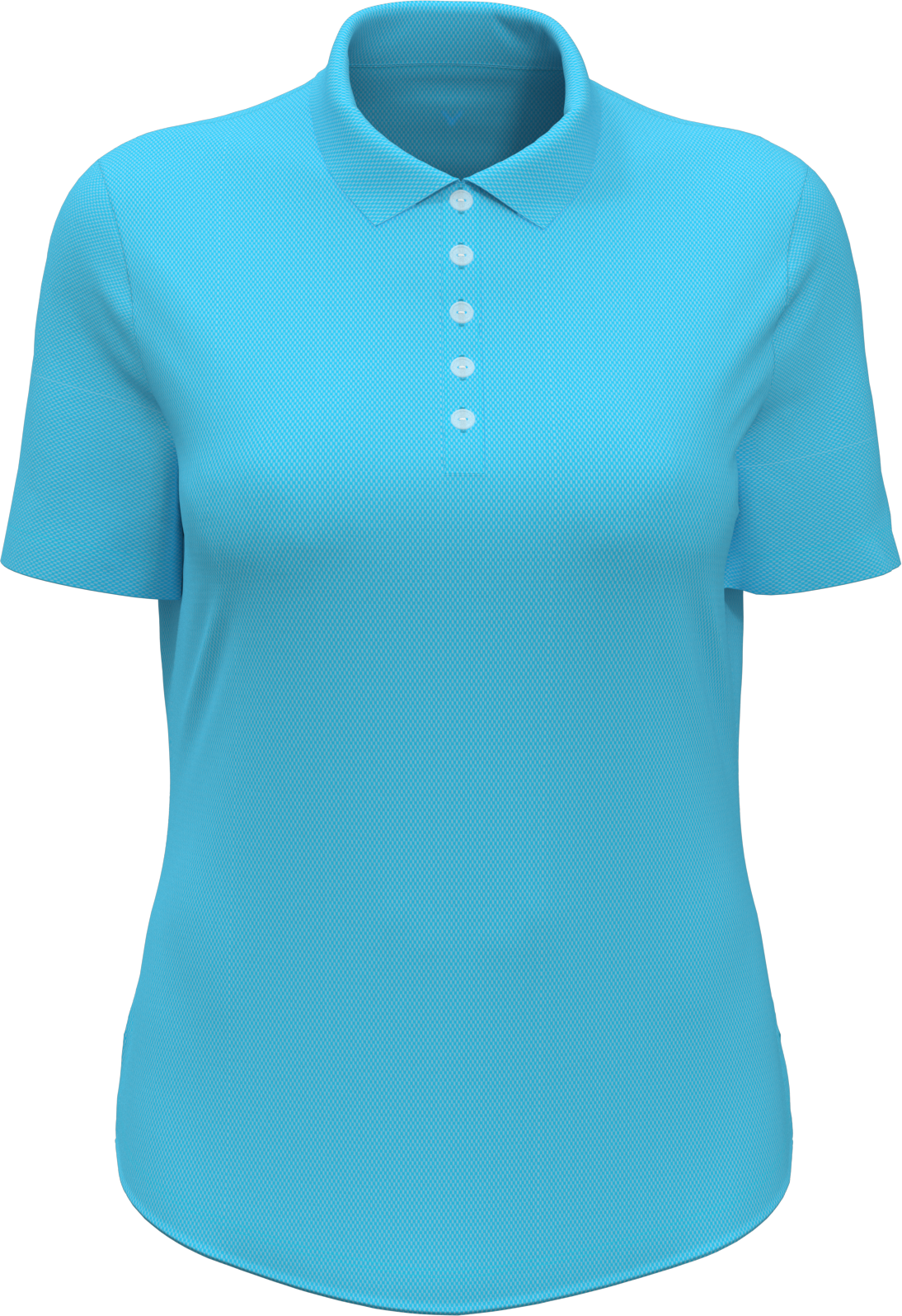 Callaway Golf Cgw693 Birdseye Polo - Blue Atoll