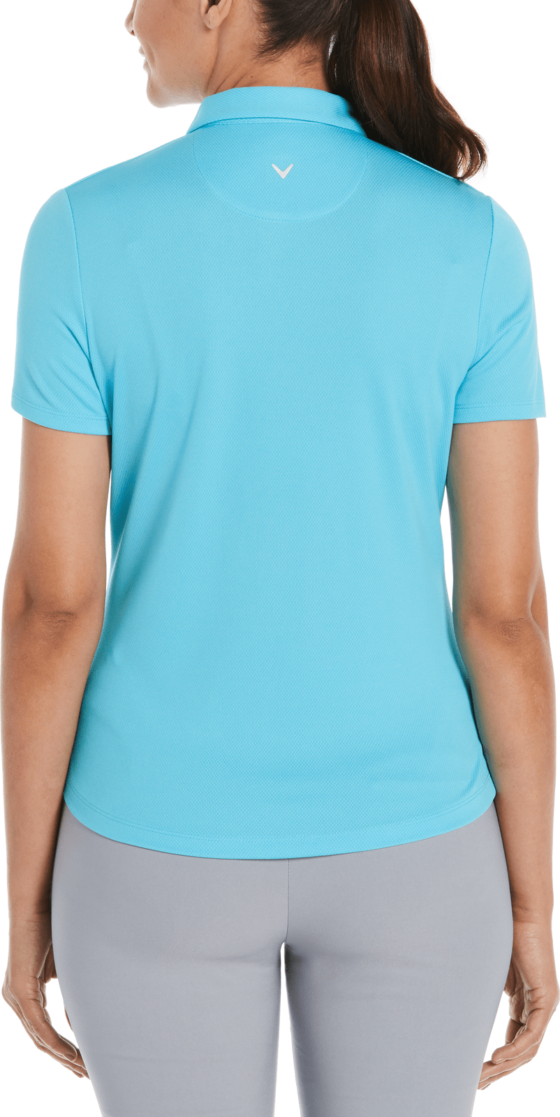 Callaway Golf Cgw693 Birdseye Polo - Blue Atoll