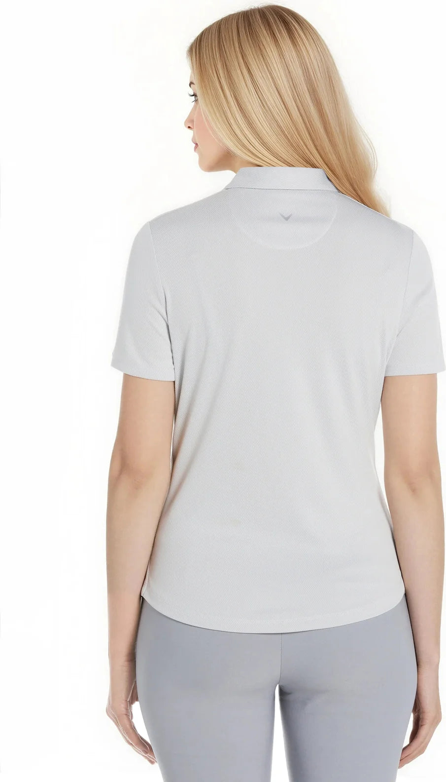 Callaway Golf Cgw693 Birdseye Polo - Bright White - Ladies s