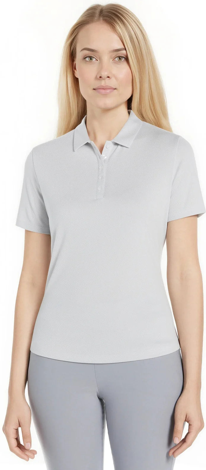 Callaway Golf Cgw693 Birdseye Polo - Bright White - Ladies s