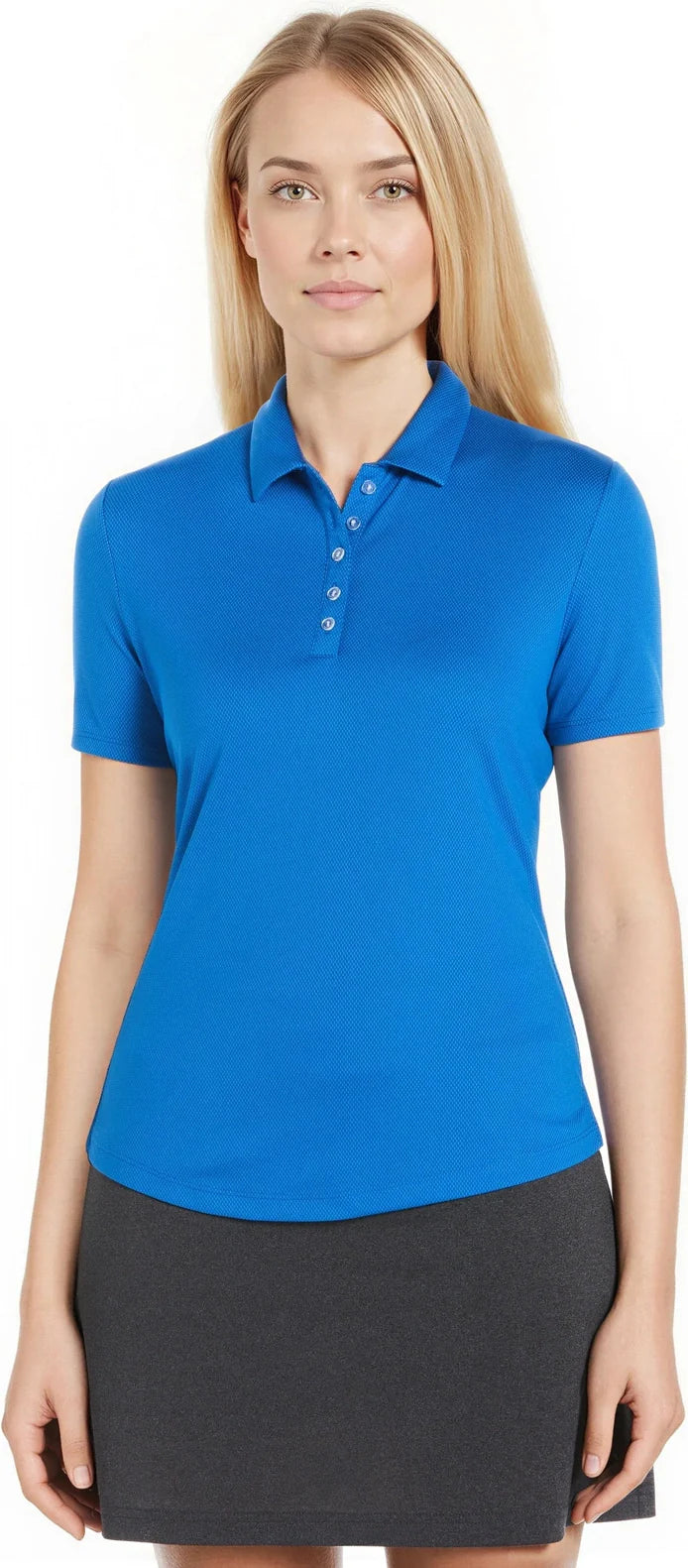 Callaway Golf Cgw693 Birdseye Polo - Magnetic Blue - Ladies s