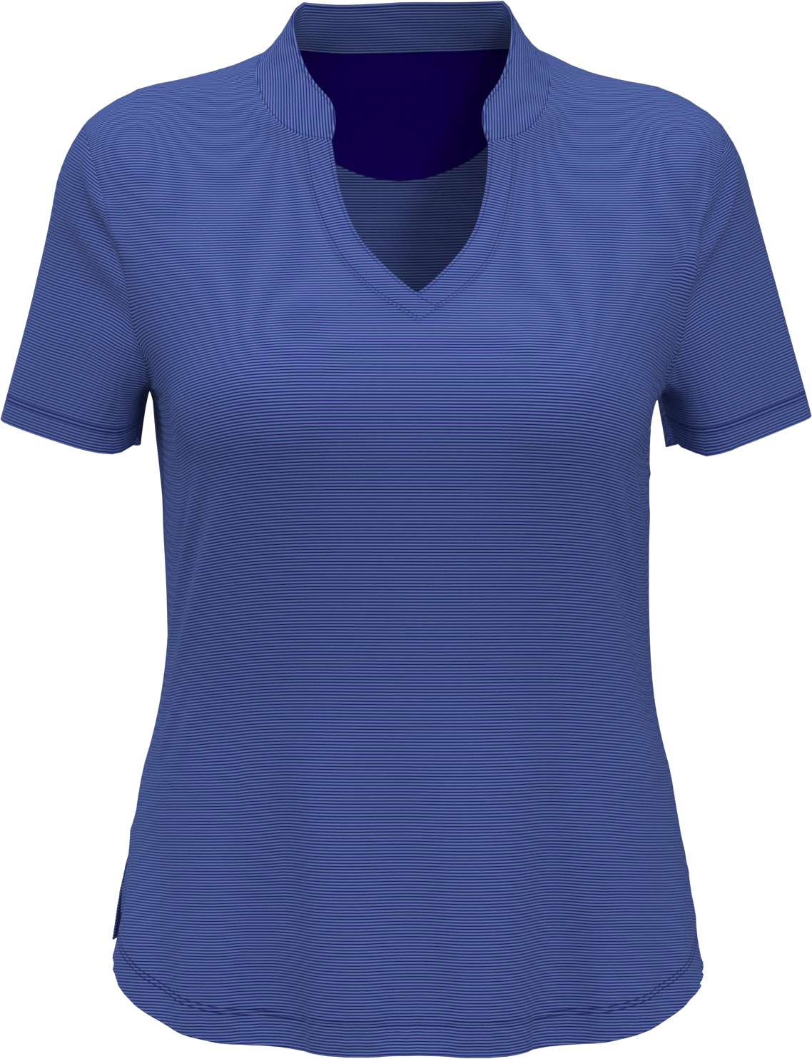 Callaway Golf Cgw703 Short Sleeve Mock Neck Fine Line Stripe Polo - Surf the Web