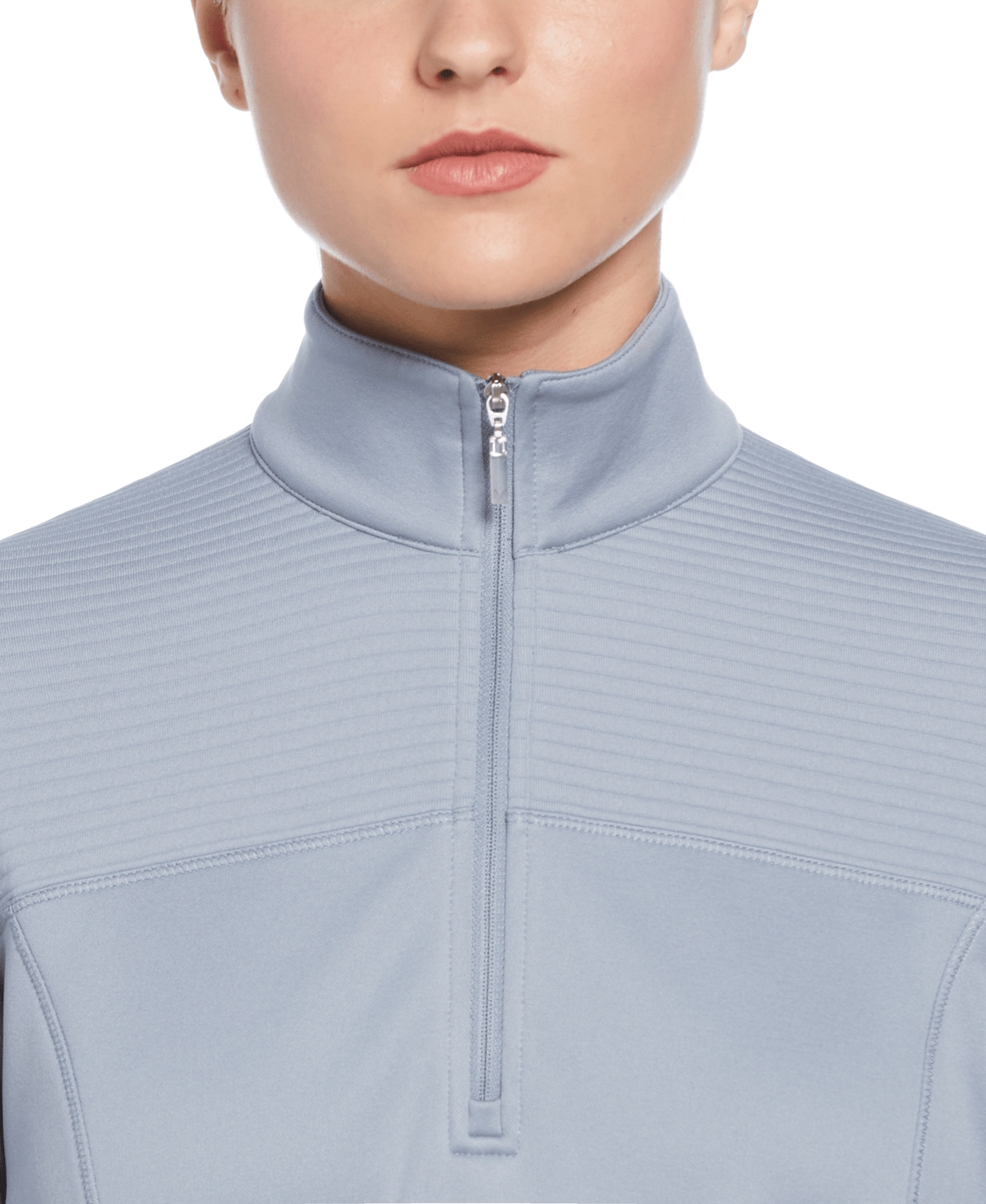 Callaway Golf Cgw704 Long Sleeve Ottoman Fleece Pullover Jacket - Tradewinds