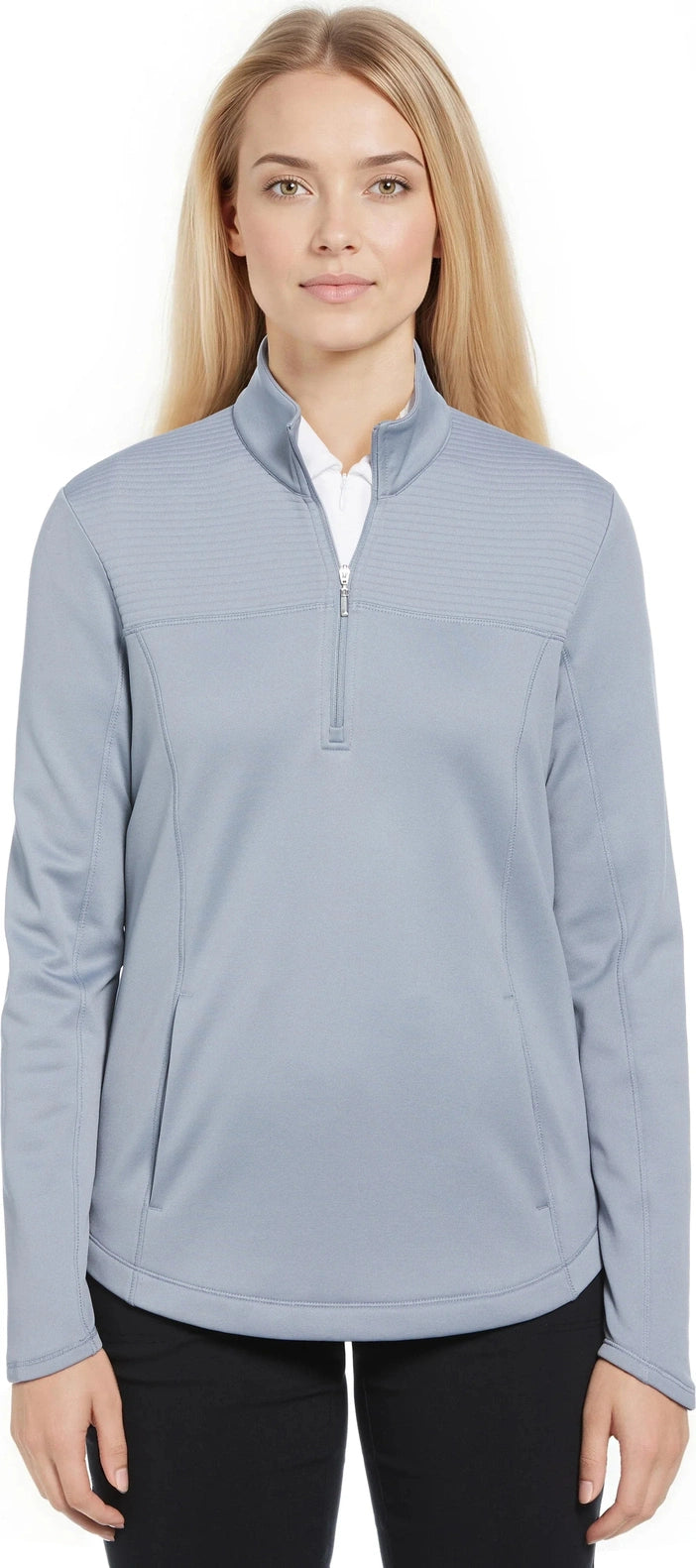 Callaway Golf Cgw704 Long Sleeve Ottoman Fleece Pullover Jacket - Tradewinds - Ladies s