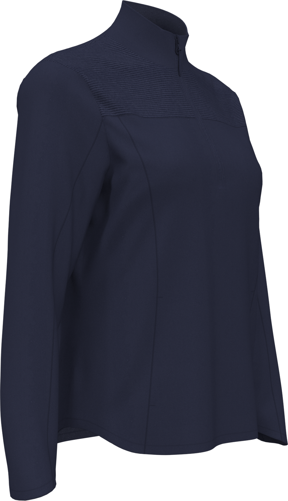 Callaway Golf Cgw704 Long Sleeve Ottoman Fleece Pullover Jacket - Peacoat