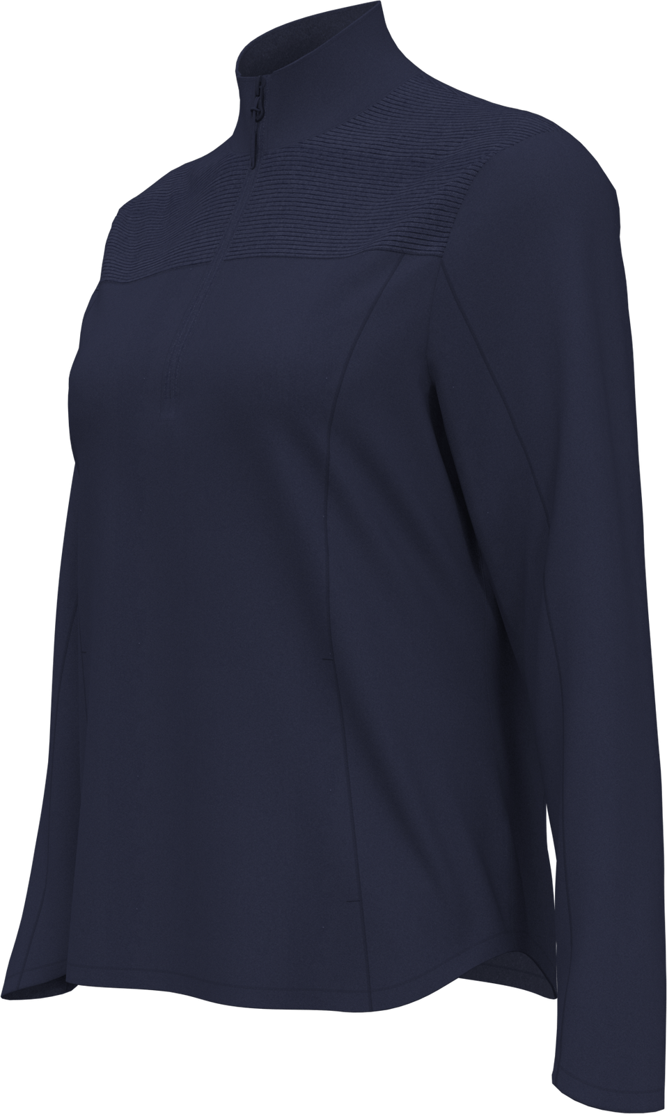 Callaway Golf Cgw704 Long Sleeve Ottoman Fleece Pullover Jacket - Peacoat