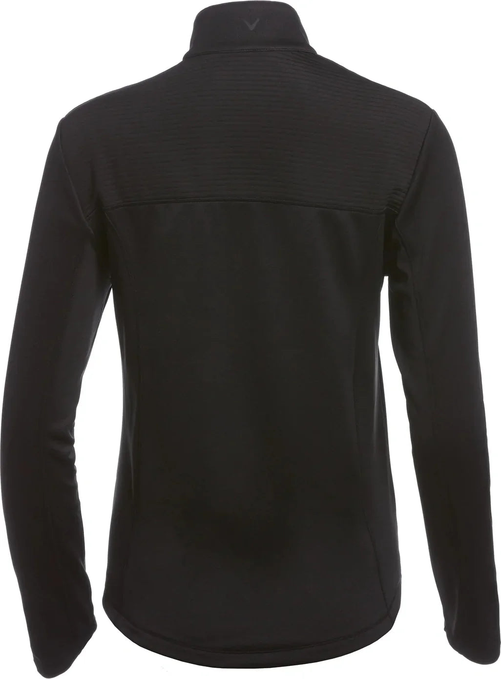 Callaway Golf Cgw704 Long Sleeve Ottoman Fleece Pullover Jacket - Black