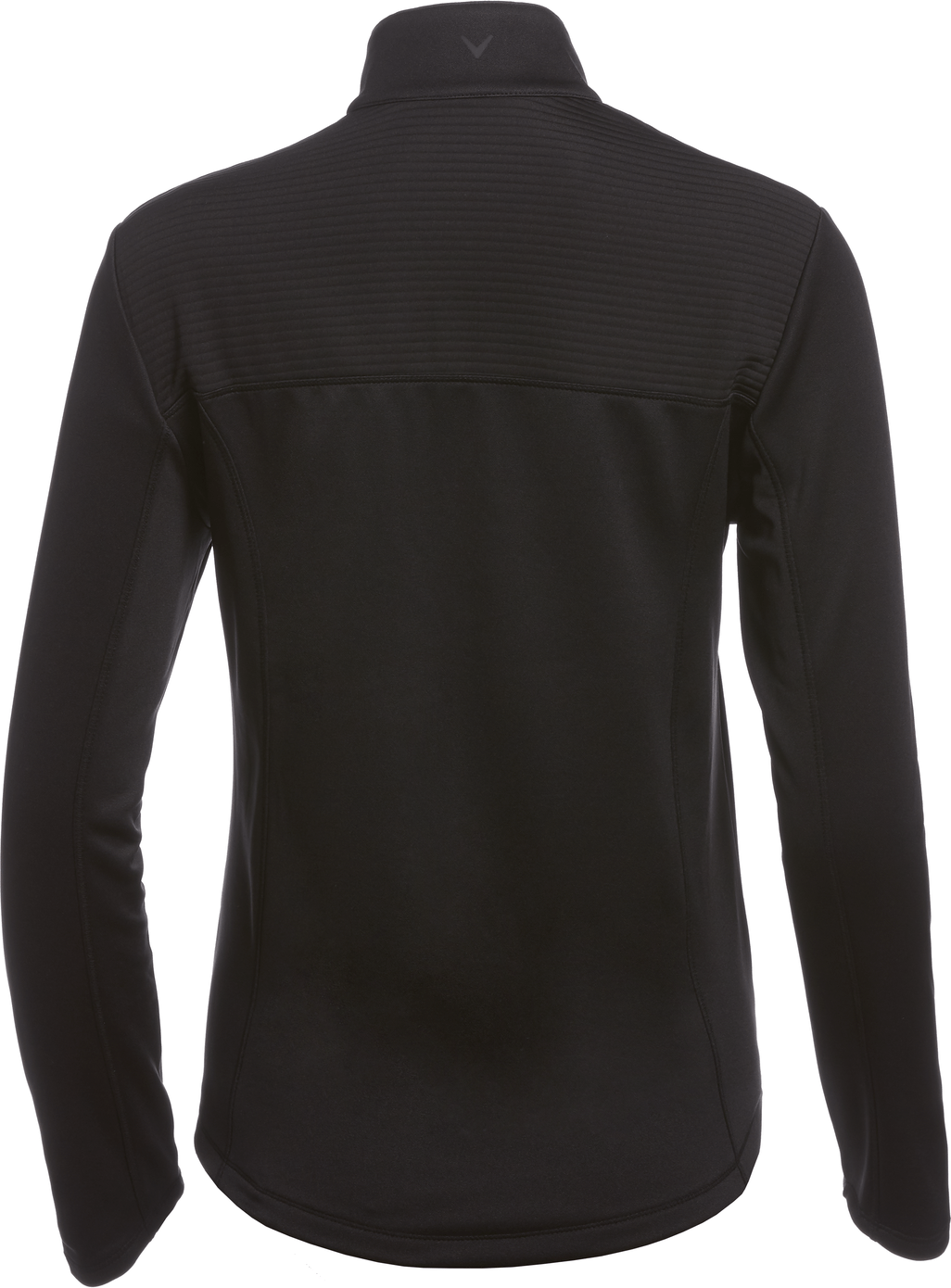 Callaway Golf Cgw704 Long Sleeve Ottoman Fleece Pullover Jacket - Black
