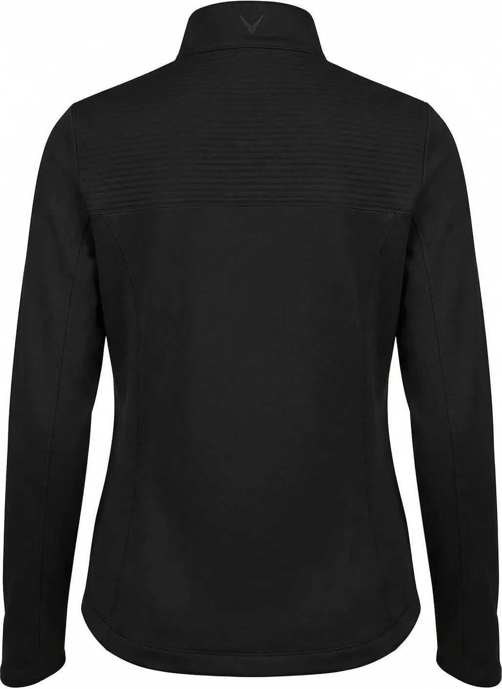 Callaway Golf Cgw704 Long Sleeve Ottoman Fleece Pullover Jacket - Black
