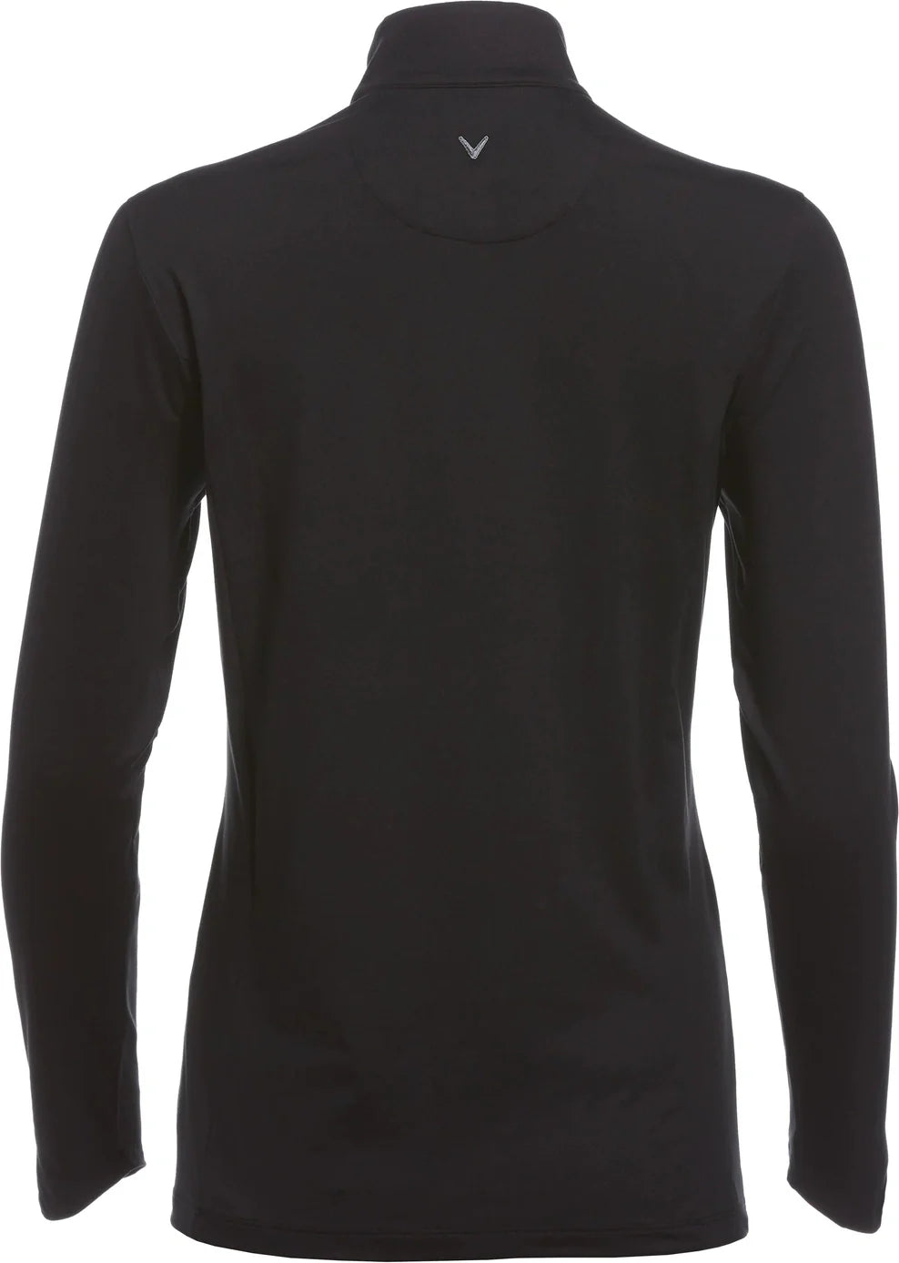 Callaway Golf Cgw748 Solid Knit Long Sleeve 1/4 Zip Shirt - Black