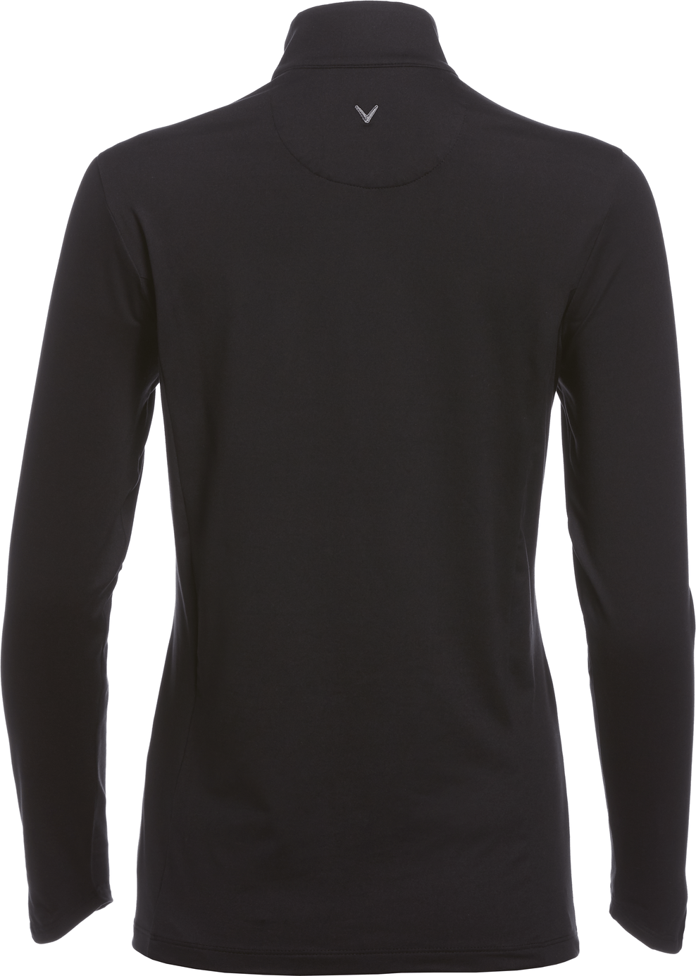 Callaway Golf Cgw748 Solid Knit Long Sleeve 1/4 Zip Shirt - Black