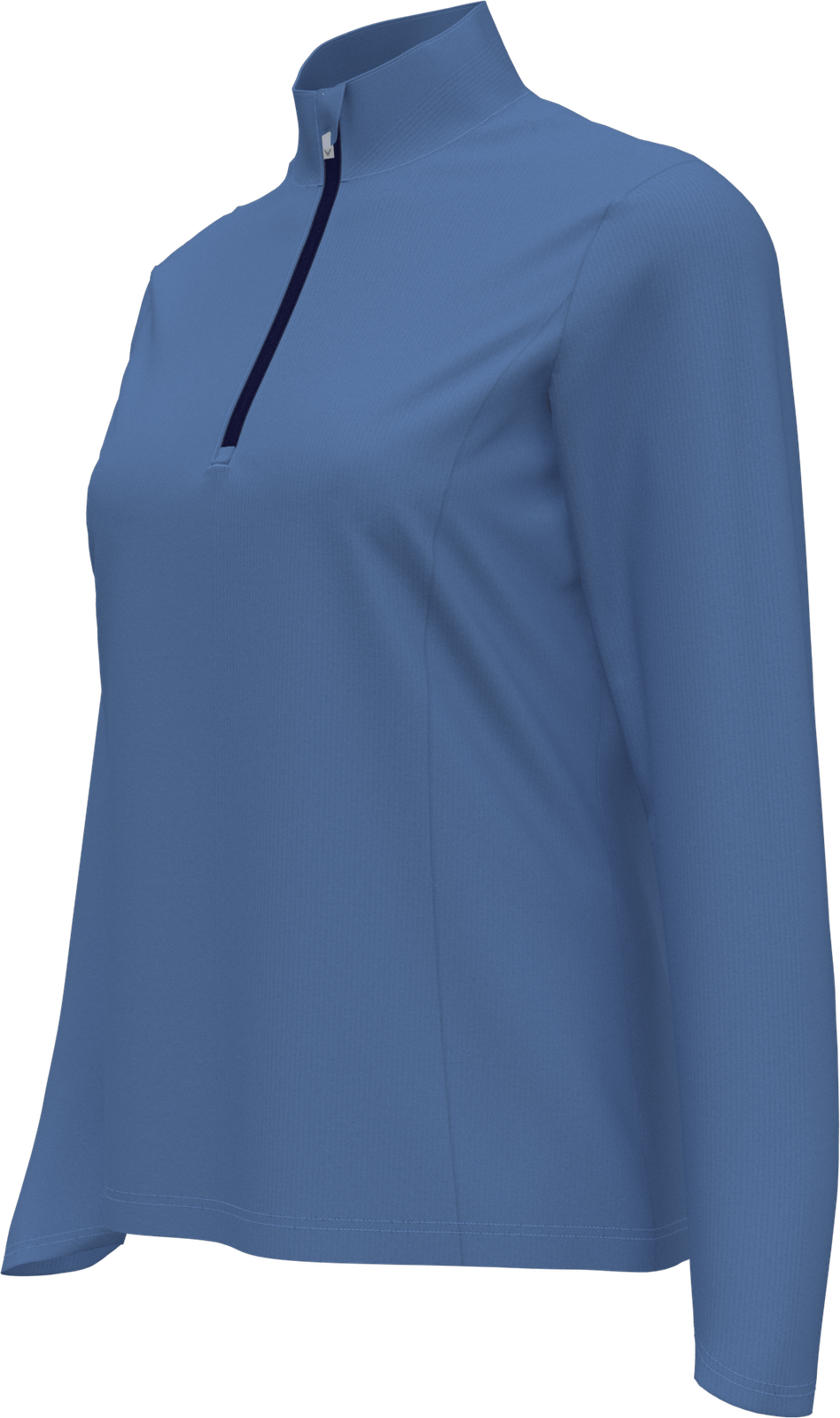 Callaway Golf Cgw748 Solid Knit Long Sleeve 1/4 Zip Shirt - Coastal Fjord