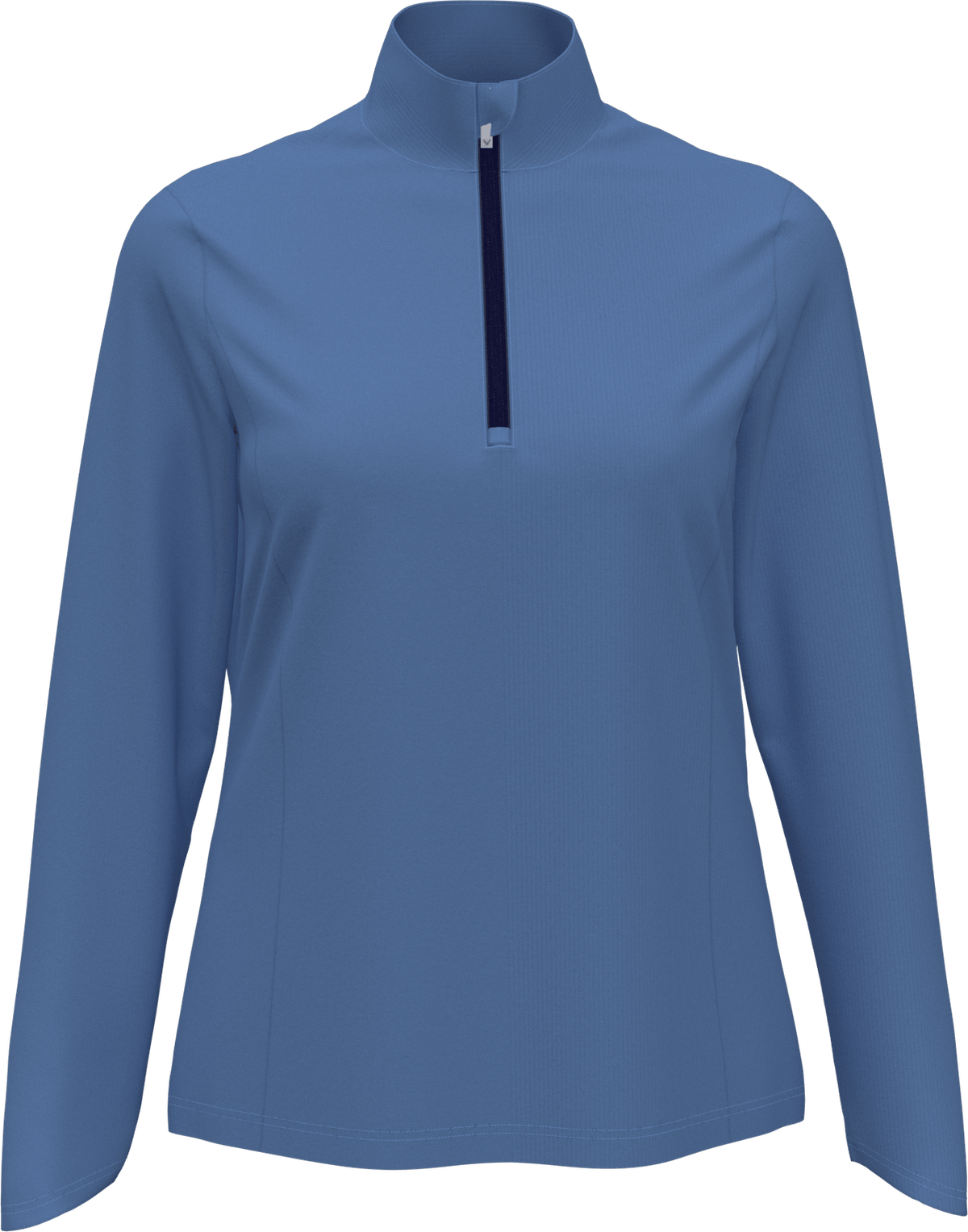 Callaway Golf Cgw748 Solid Knit Long Sleeve 1/4 Zip Shirt - Coastal Fjord