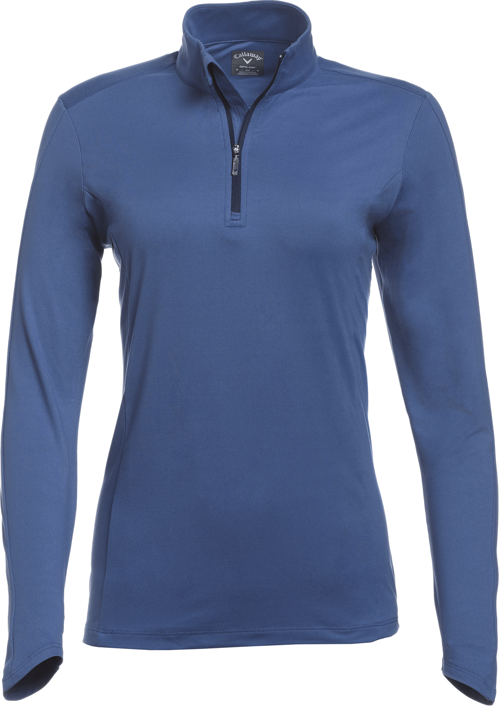 Callaway Golf Cgw748 Solid Knit Long Sleeve 1/4 Zip Shirt - Coastal Fjord