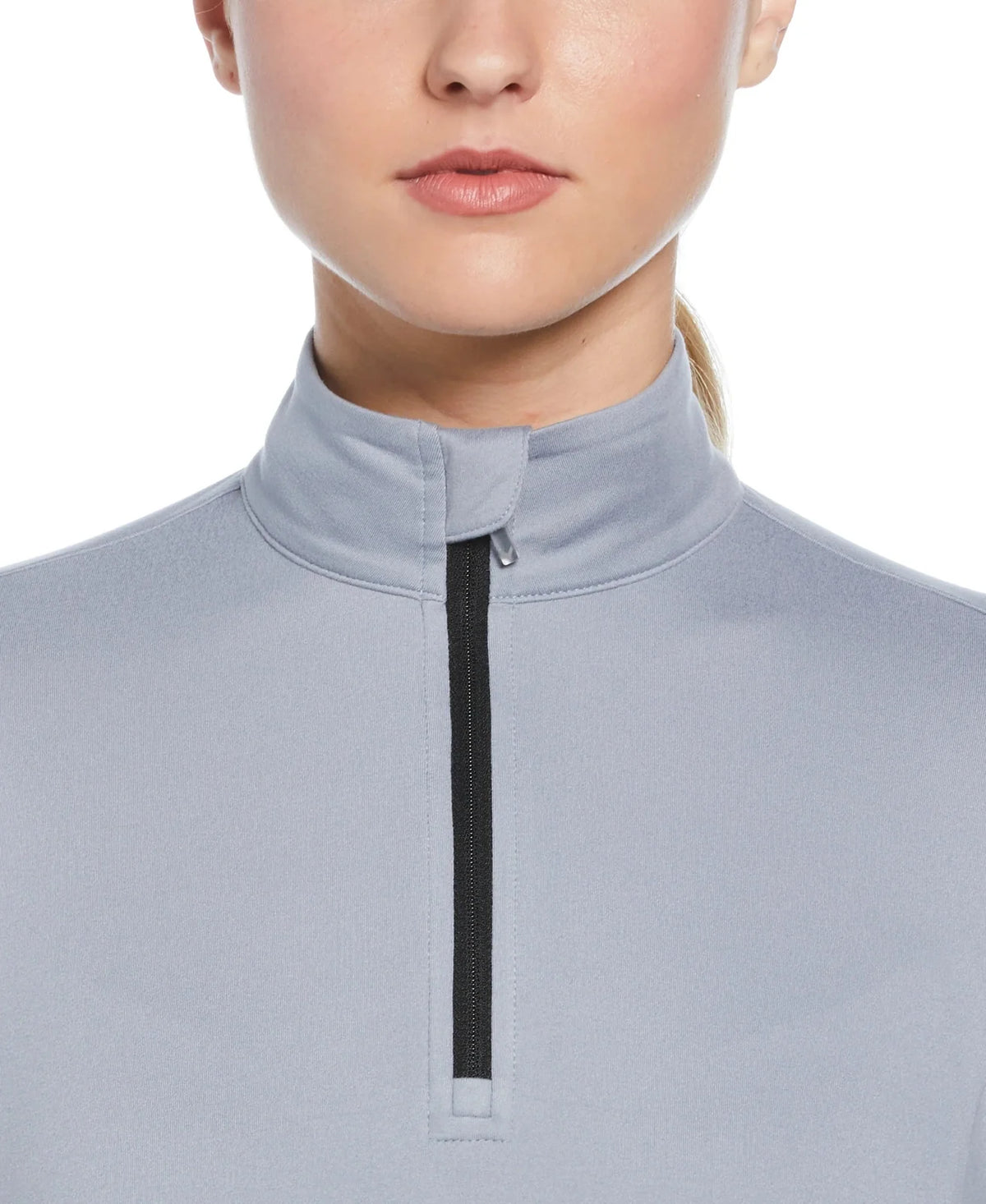 Callaway Golf Cgw748 Solid Knit Long Sleeve 1/4 Zip Shirt - Tradewinds