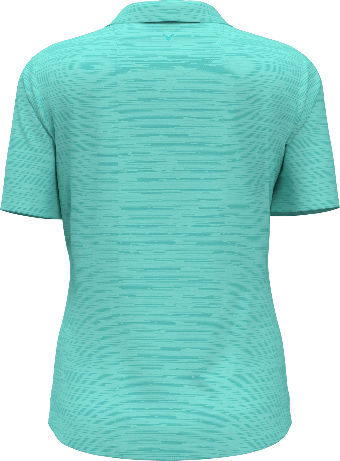 Callaway Golf Cgw751 Short Sleeve Ladies Broken Stripe Polo - Aruba Blue