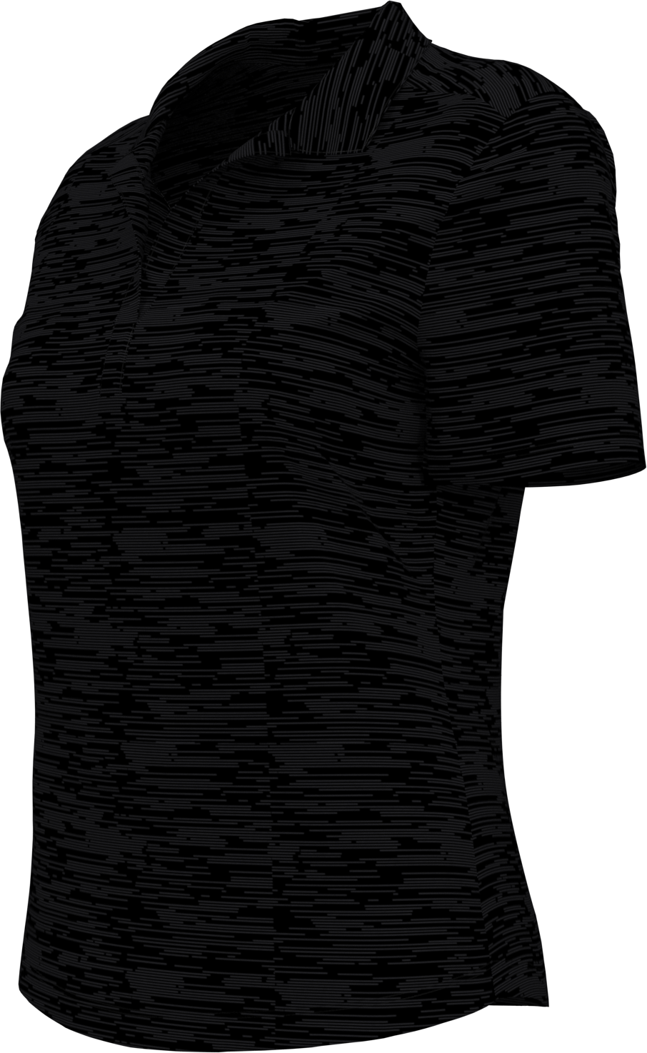 Callaway Golf Cgw751 Short Sleeve Ladies Broken Stripe Polo - Black