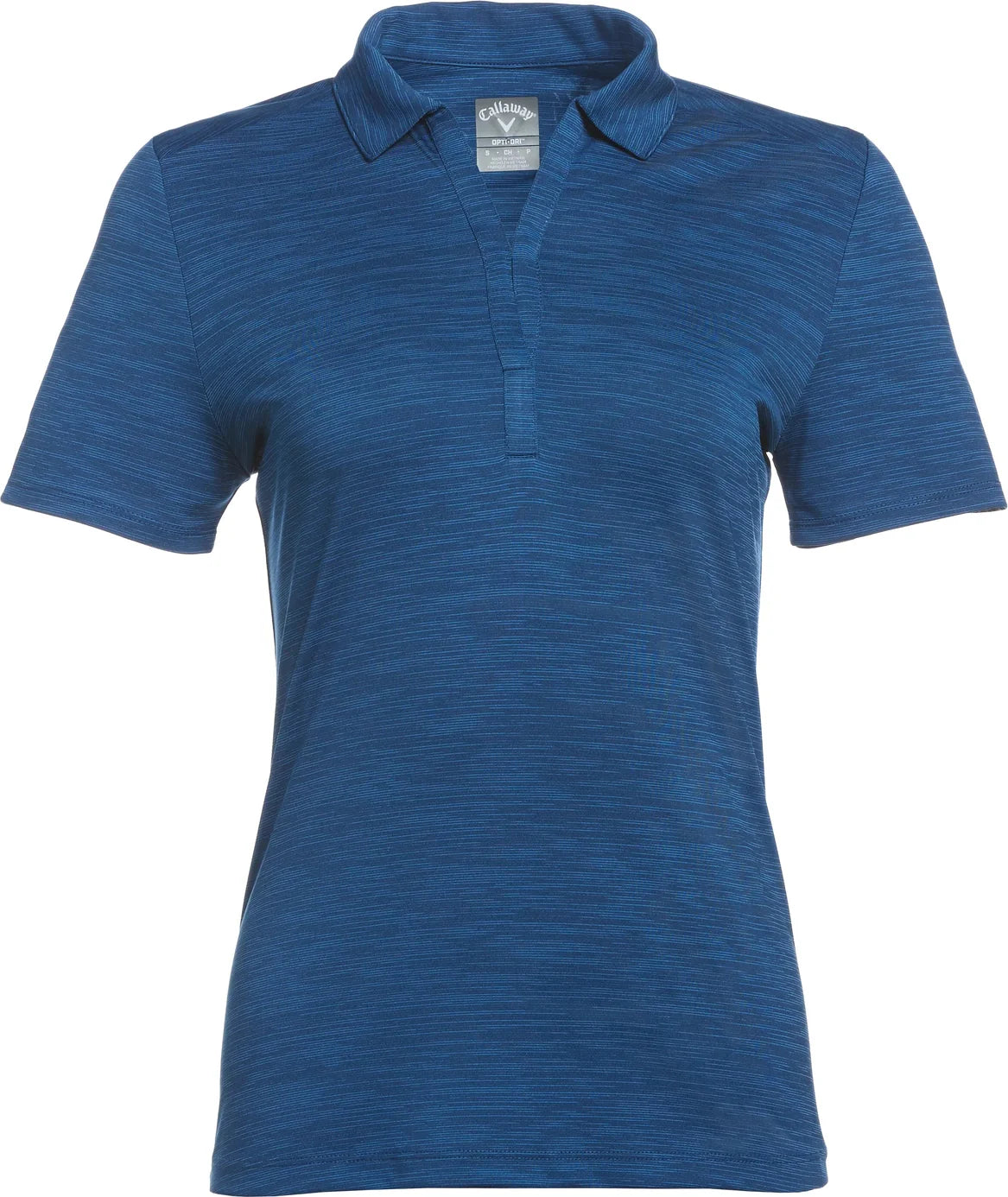 Callaway Golf Cgw751 Short Sleeve Ladies Broken Stripe Polo - Blueberry Pancake