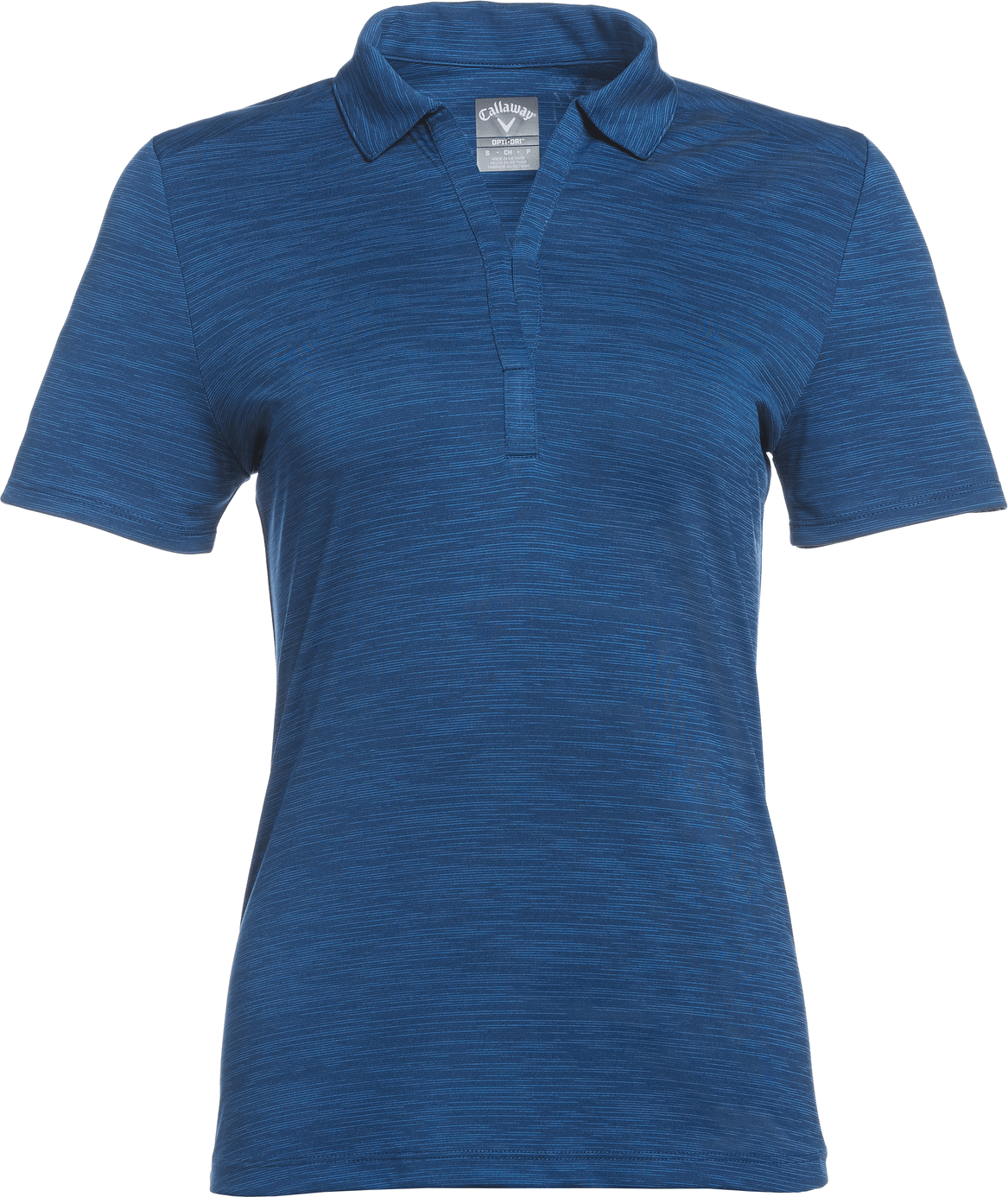 Callaway Golf Cgw751 Short Sleeve Ladies Broken Stripe Polo - Blueberry Pancake