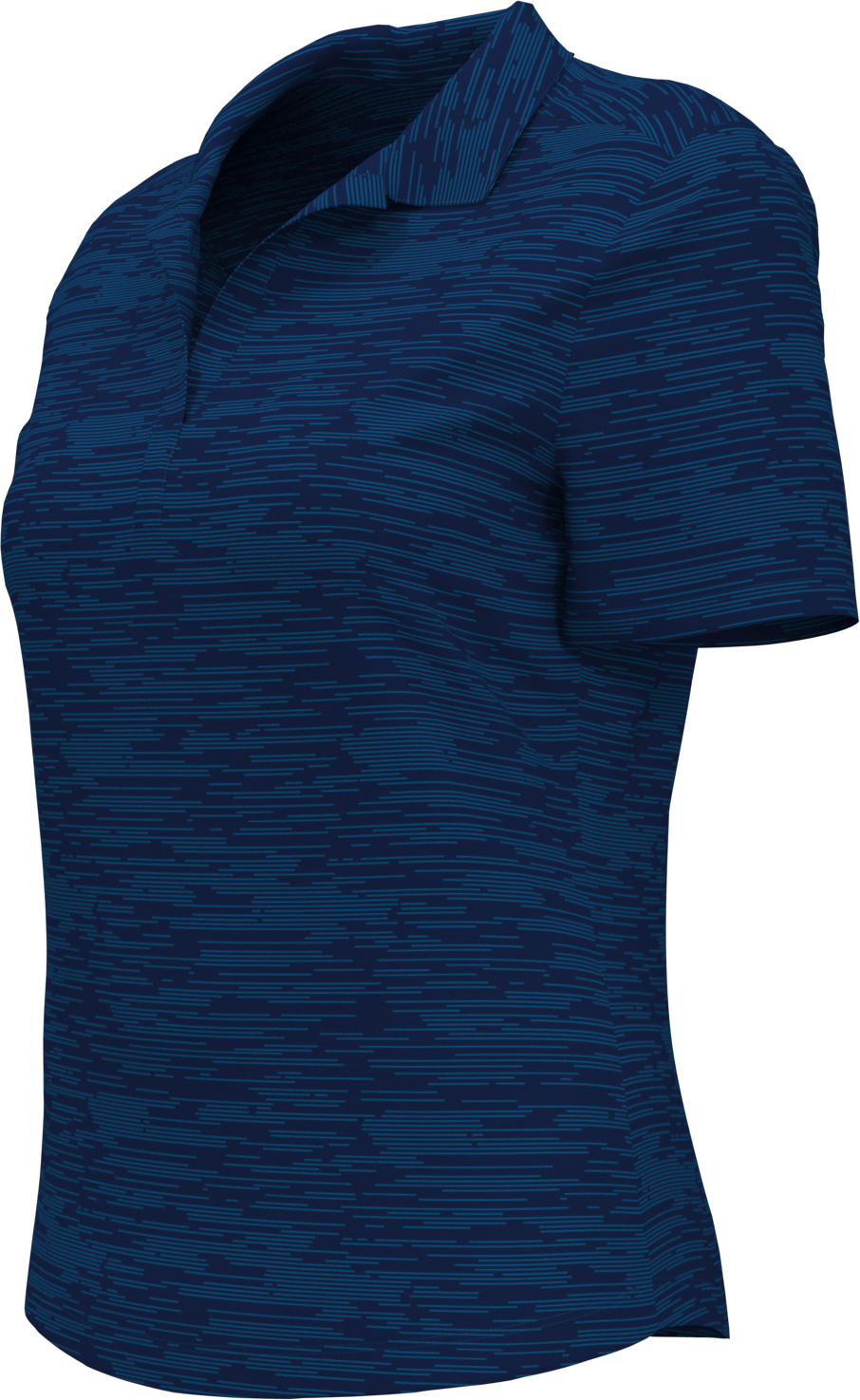 Callaway Golf Cgw751 Short Sleeve Ladies Broken Stripe Polo - Blueberry Pancake