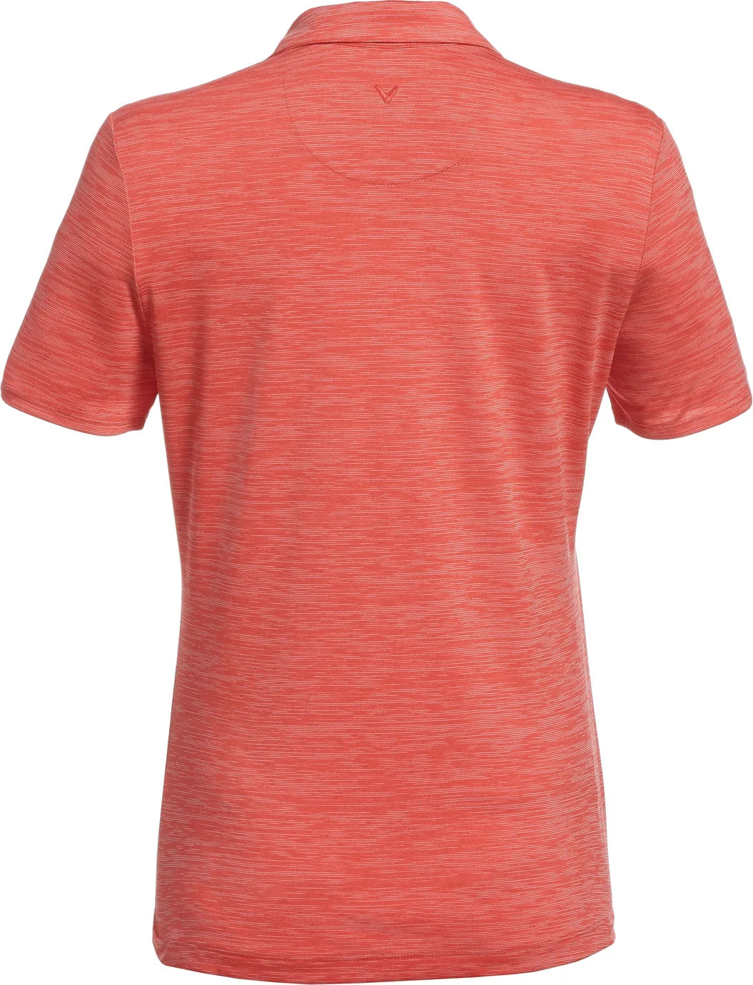 Callaway Golf Cgw751 Short Sleeve Ladies Broken Stripe Polo - Cayenne
