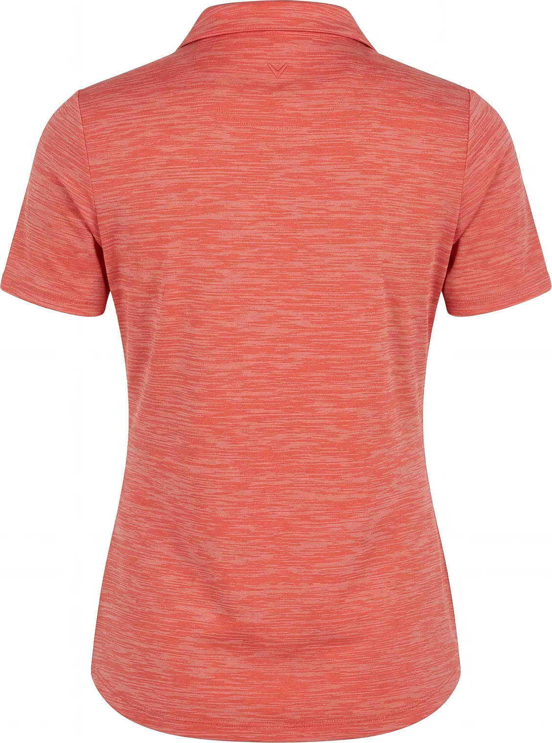 Callaway Golf Cgw751 Short Sleeve Ladies Broken Stripe Polo - Cayenne