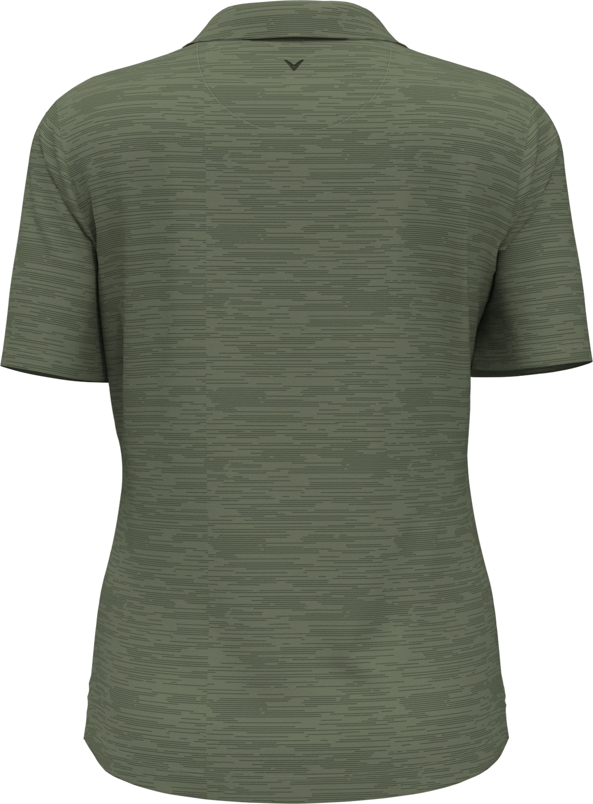 Callaway Golf Cgw751 Short Sleeve Ladies Broken Stripe Polo - Hedge Green