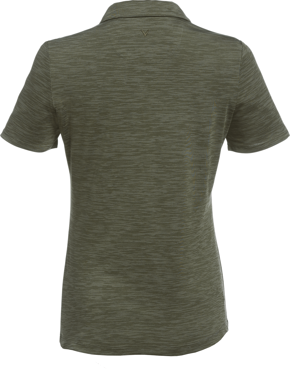 Callaway Golf Cgw751 Short Sleeve Ladies Broken Stripe Polo - Hedge Green