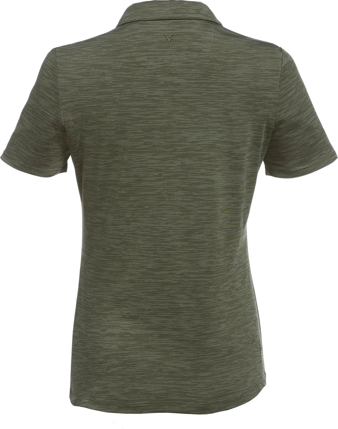Callaway Golf Cgw751 Short Sleeve Ladies Broken Stripe Polo - Hedge Green