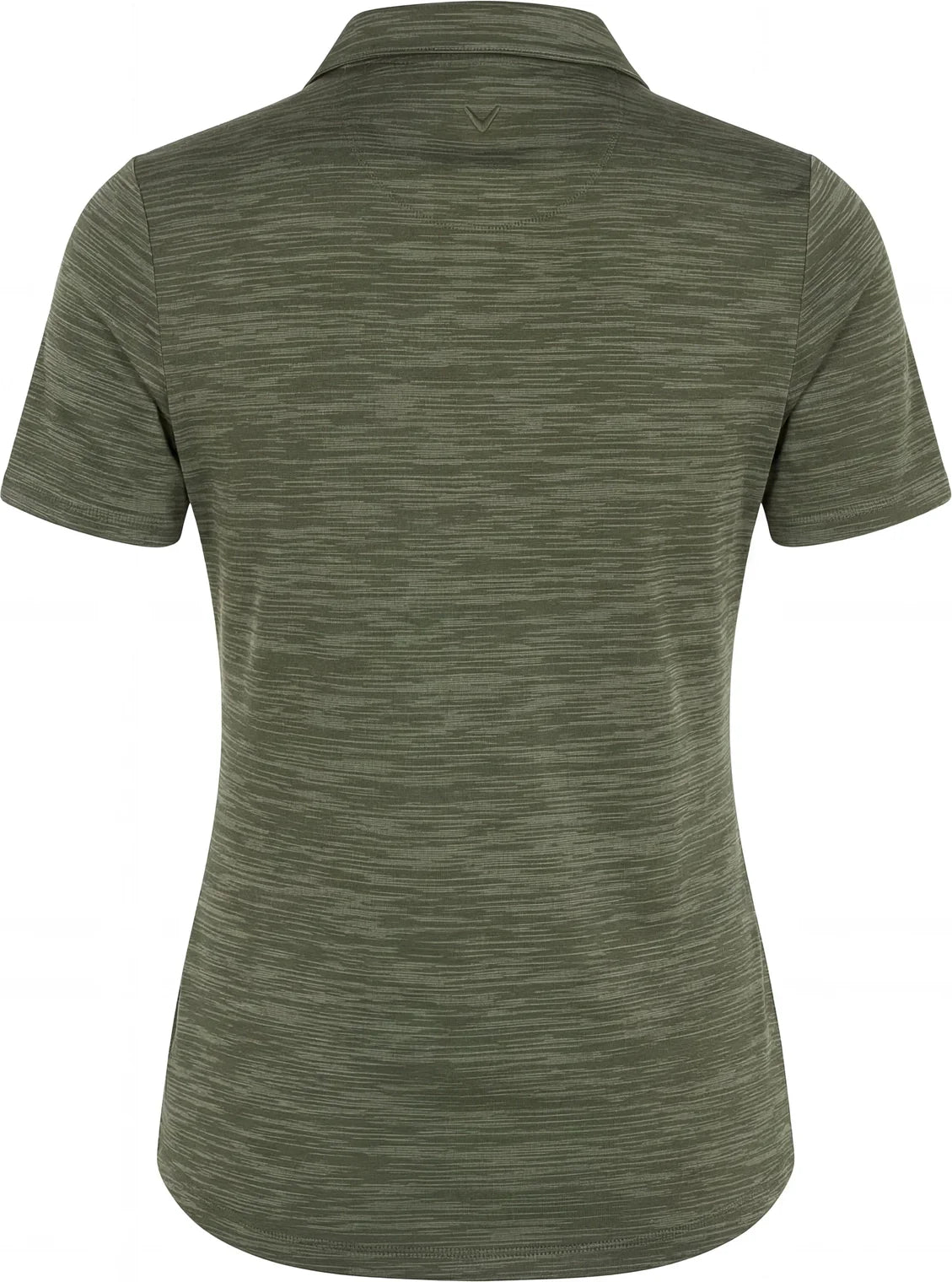 Callaway Golf Cgw751 Short Sleeve Ladies Broken Stripe Polo - Hedge Green