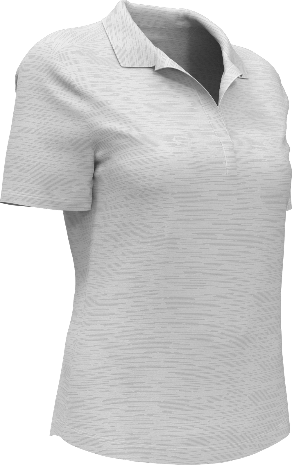 Callaway Golf Cgw751 Short Sleeve Ladies Broken Stripe Polo - White