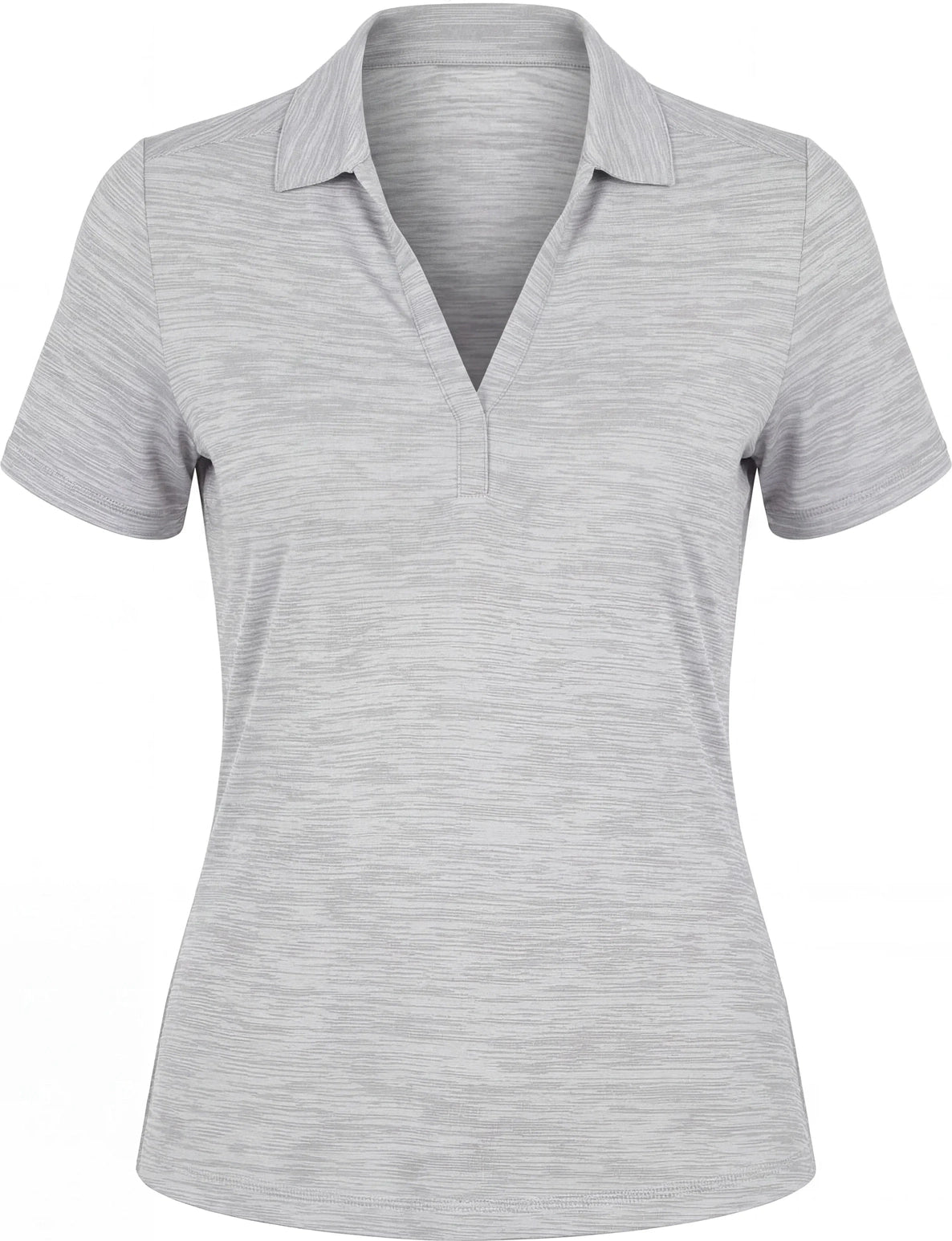 Callaway Golf Cgw751 Short Sleeve Ladies Broken Stripe Polo - White