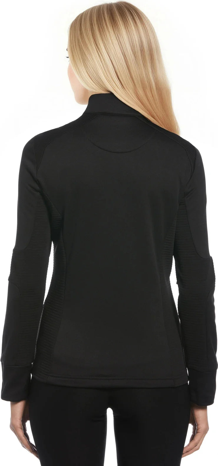 Callaway Golf Cgw772 Women’s Full-zip Ottoman Jacket - Black - Ladies s